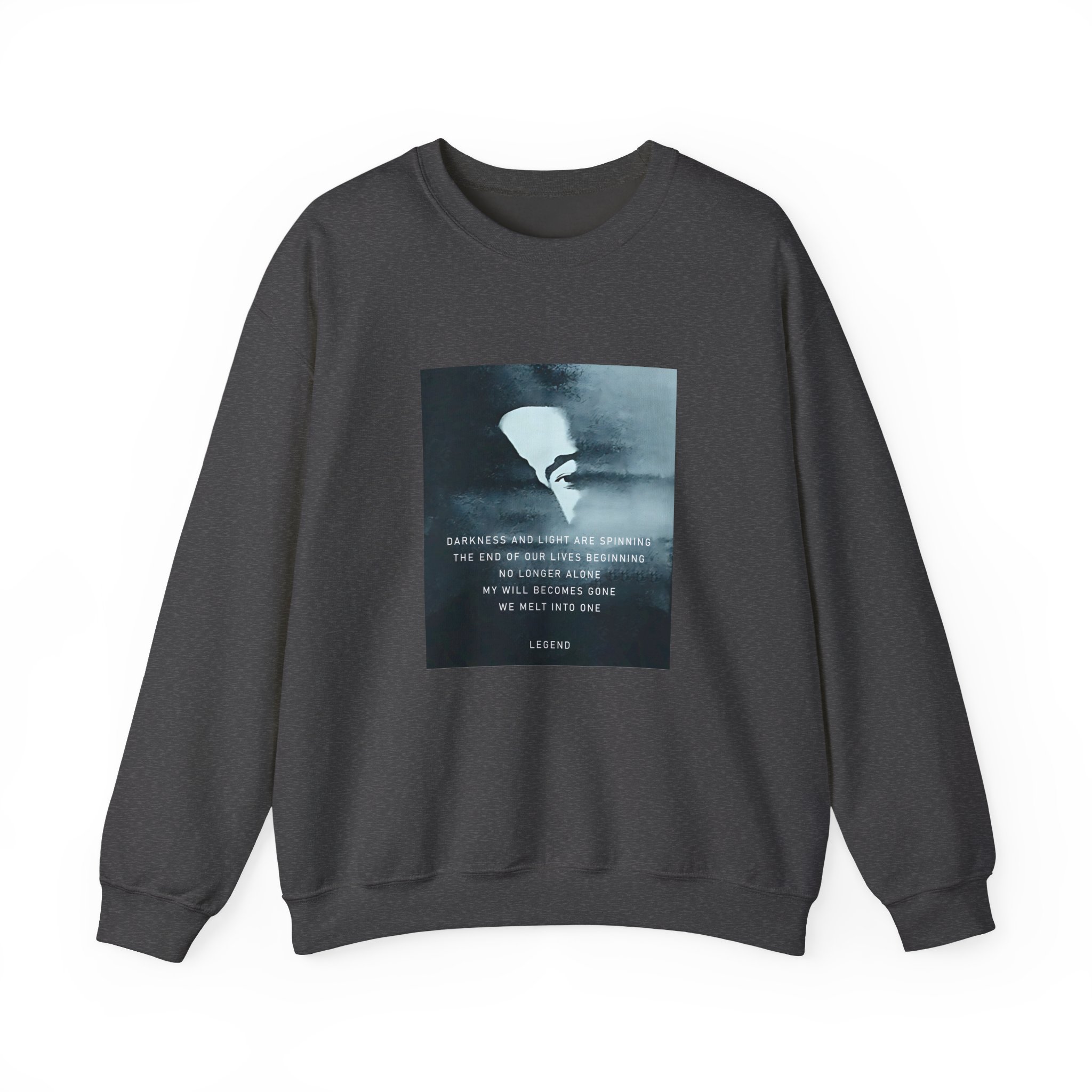 John Legend Darkness Lyrics Unisex Heavy Blend™ Crewneck Sweatshirt - Image 13