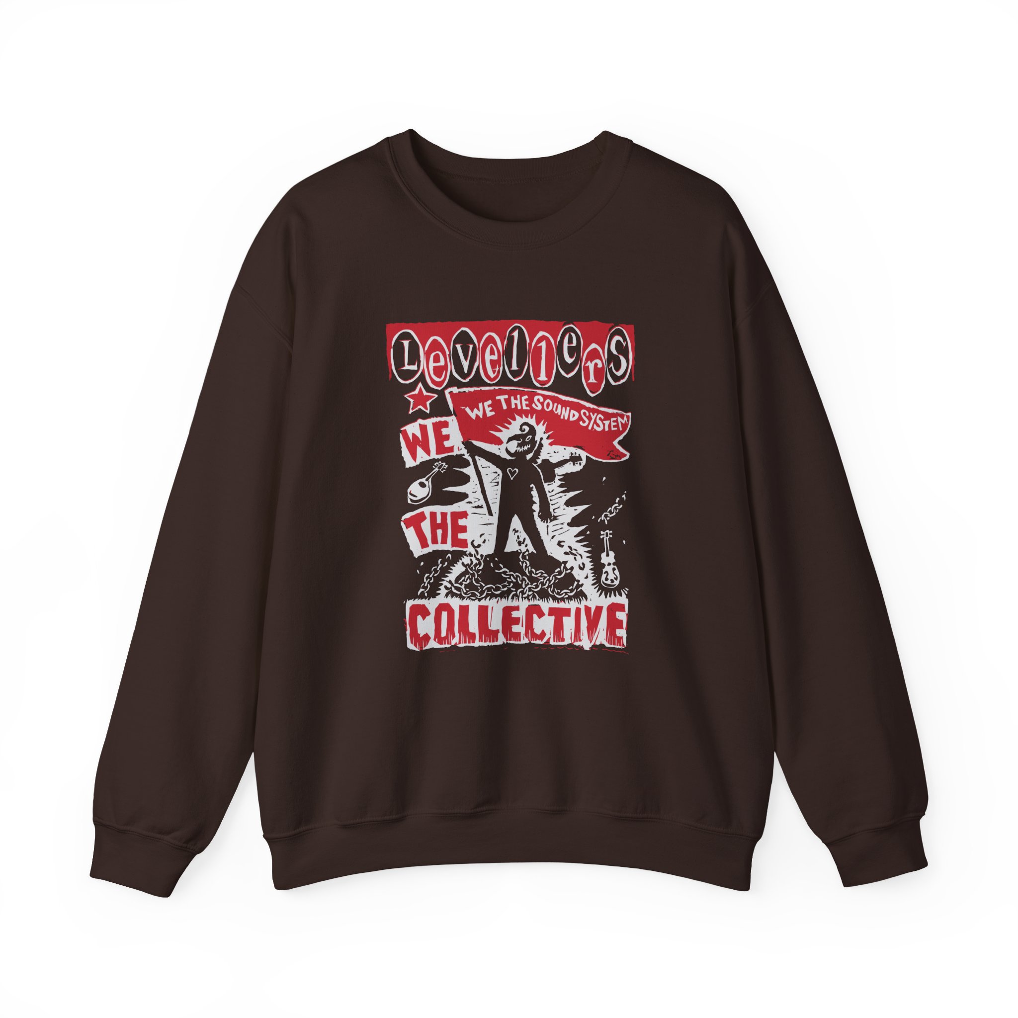 Levellers 2025 March We the Collective Tour Unisex Heavy Blend™ Crewneck Sweatshirt - Image 3