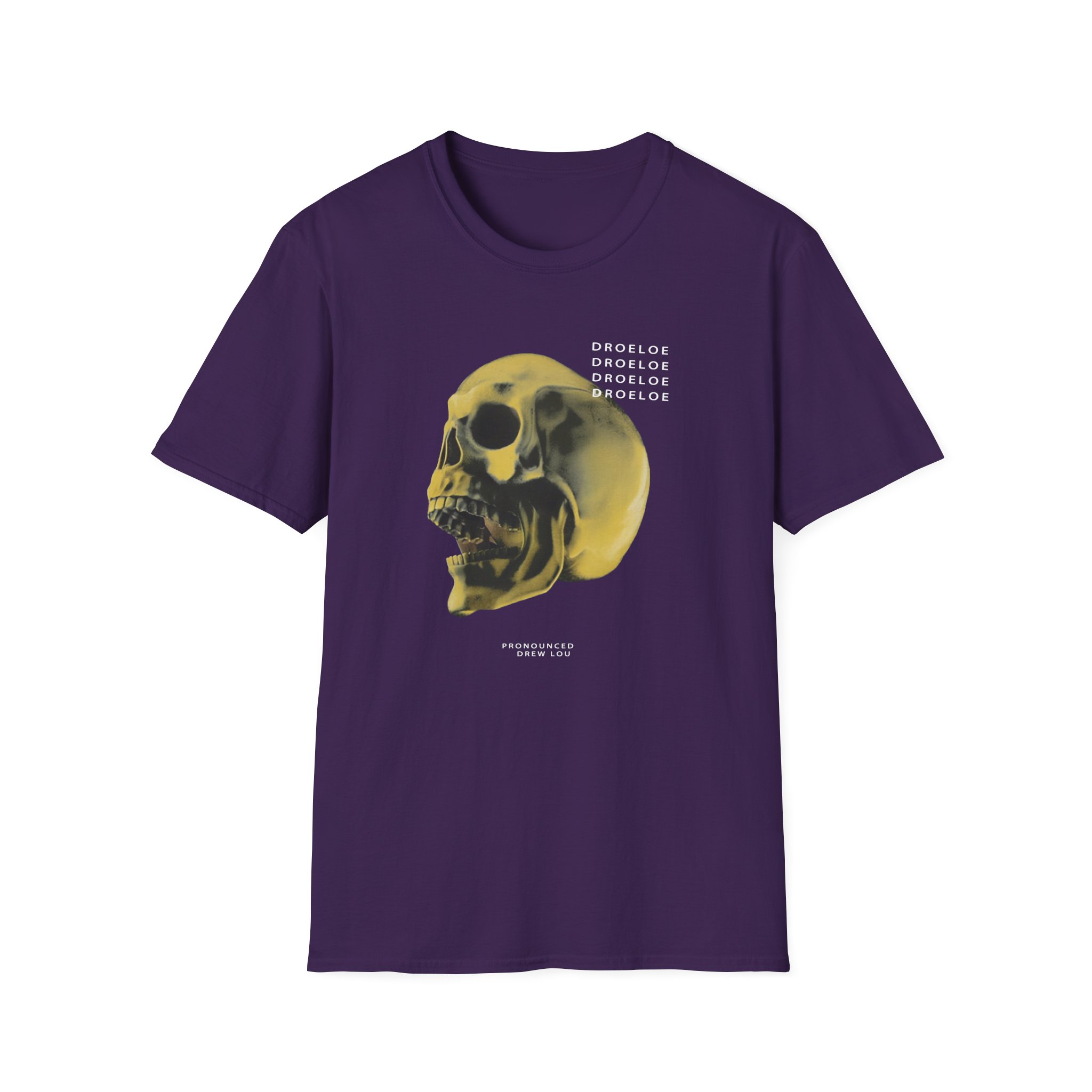 Deadbeats Gold Skull Unisex Softstyle T-Shirt - Image 23