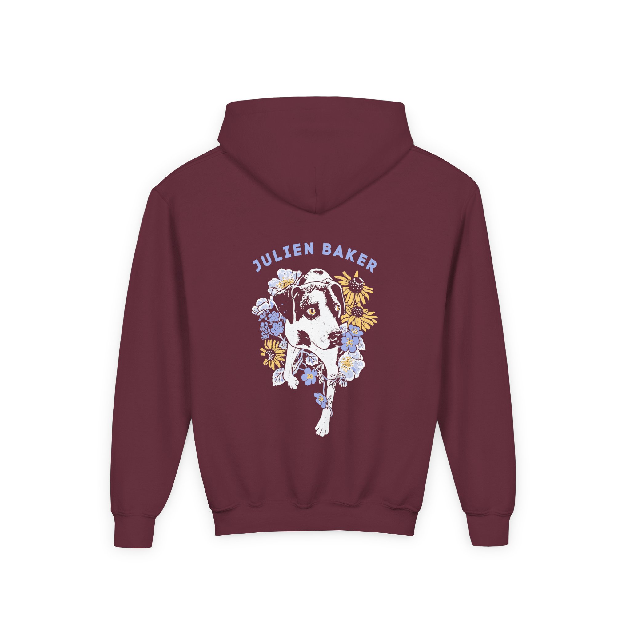 Julien Baker Youth Heavy Blend Hooded Sweatshirt - Image 4