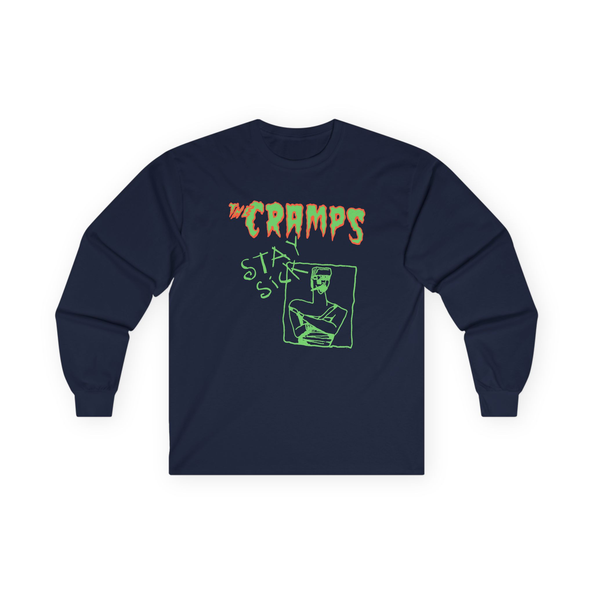 The Cramps Stay Sick Unisex Ultra Cotton Long Sleeve Tee - Image 5