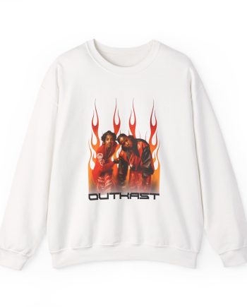 Outkast Flames Unisex Heavy Blend™ Crewneck Sweatshirt