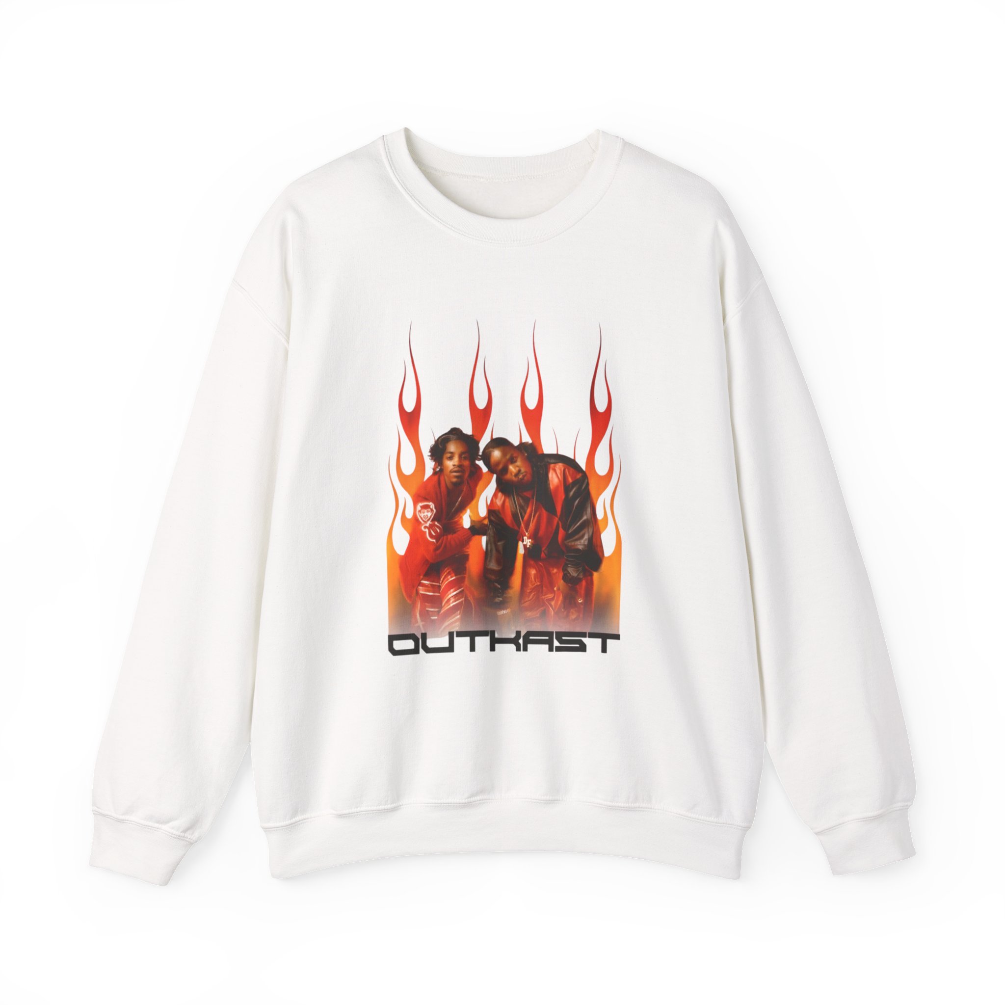Outkast Flames Unisex Heavy Blend™ Crewneck Sweatshirt