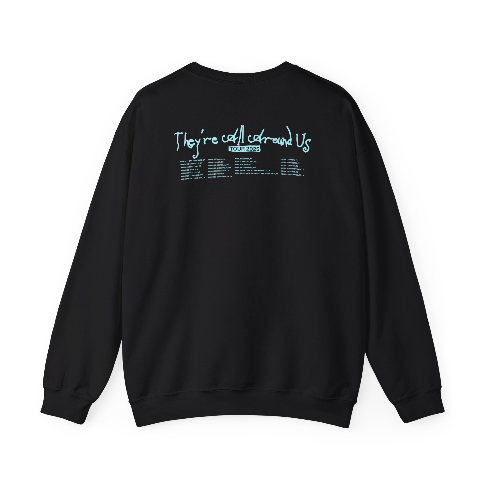Poppy They Are All Around Us Tour Unisex Heavy Blend™ Crewneck Sweatshirt - Image 2