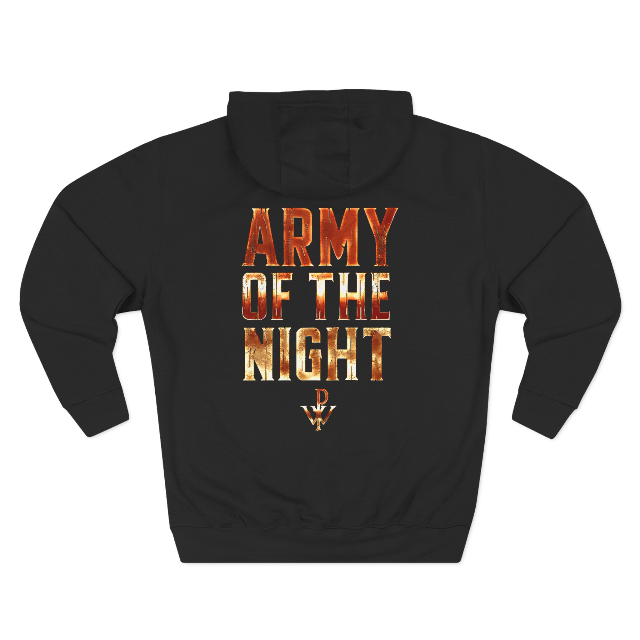 Powerwolf Army of the Night Three-Panel Fleece Hoodie - Image 2