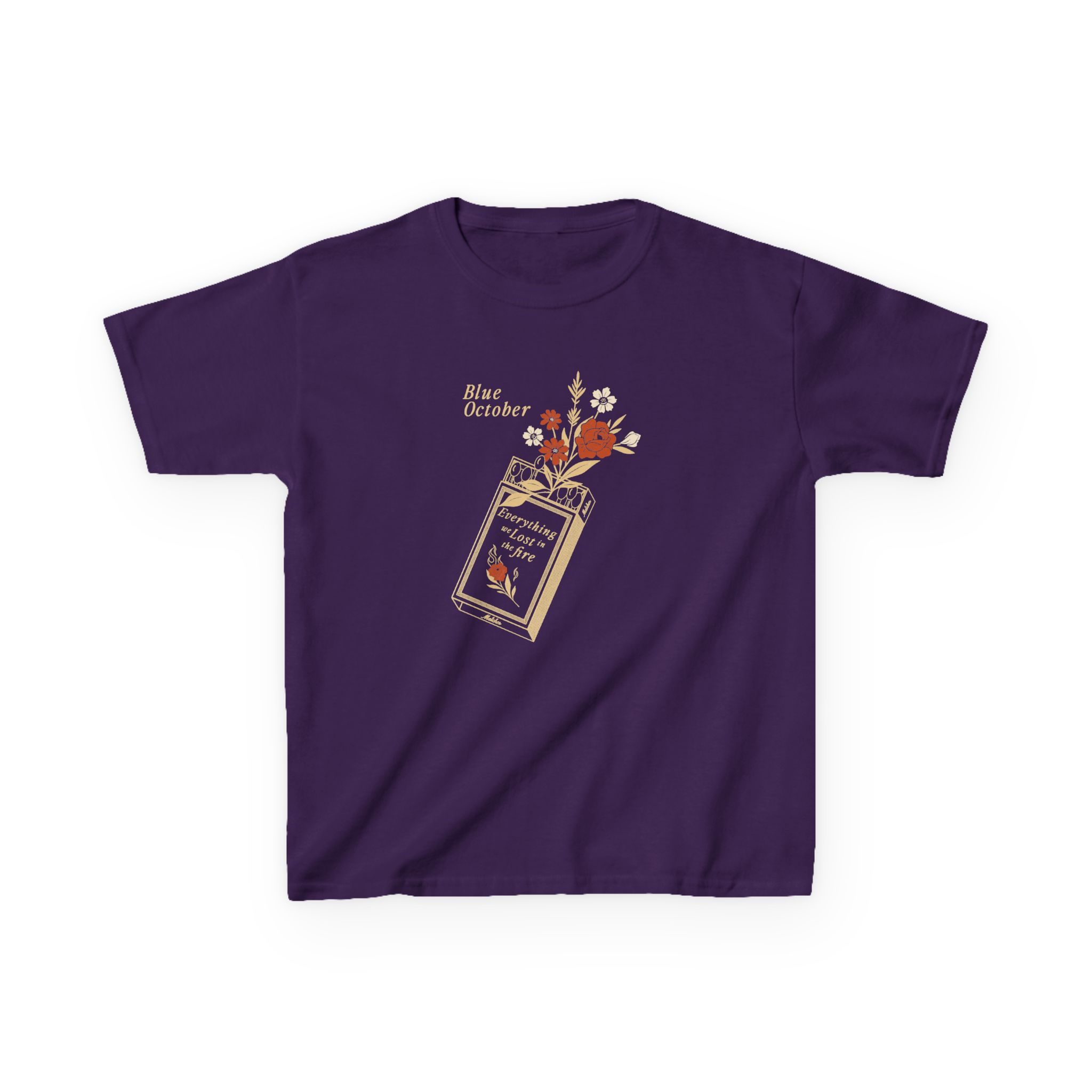 Blue October Everything We Lost in the Fire Kids Heavy Cotton™ Tee - Image 7