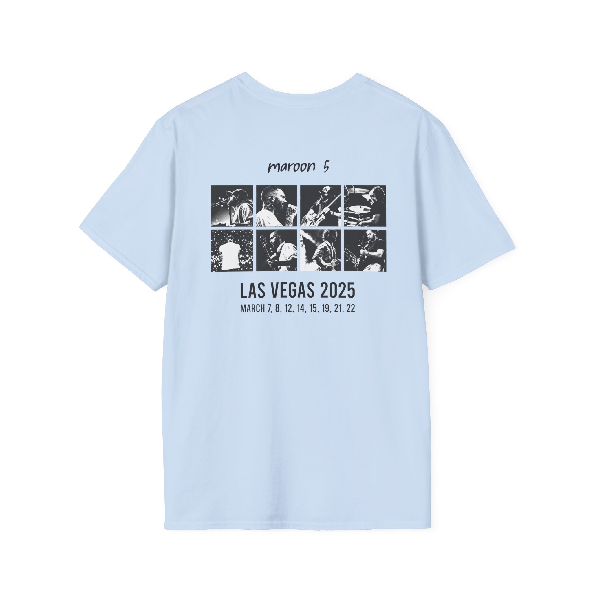 Adam Levine M5LV 2025 Grid Unisex Softstyle T-Shirt - Image 14