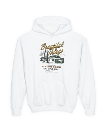 Benson Boone Beautiful Things Motel Youth Heavy Blend Hooded Sweatshirt