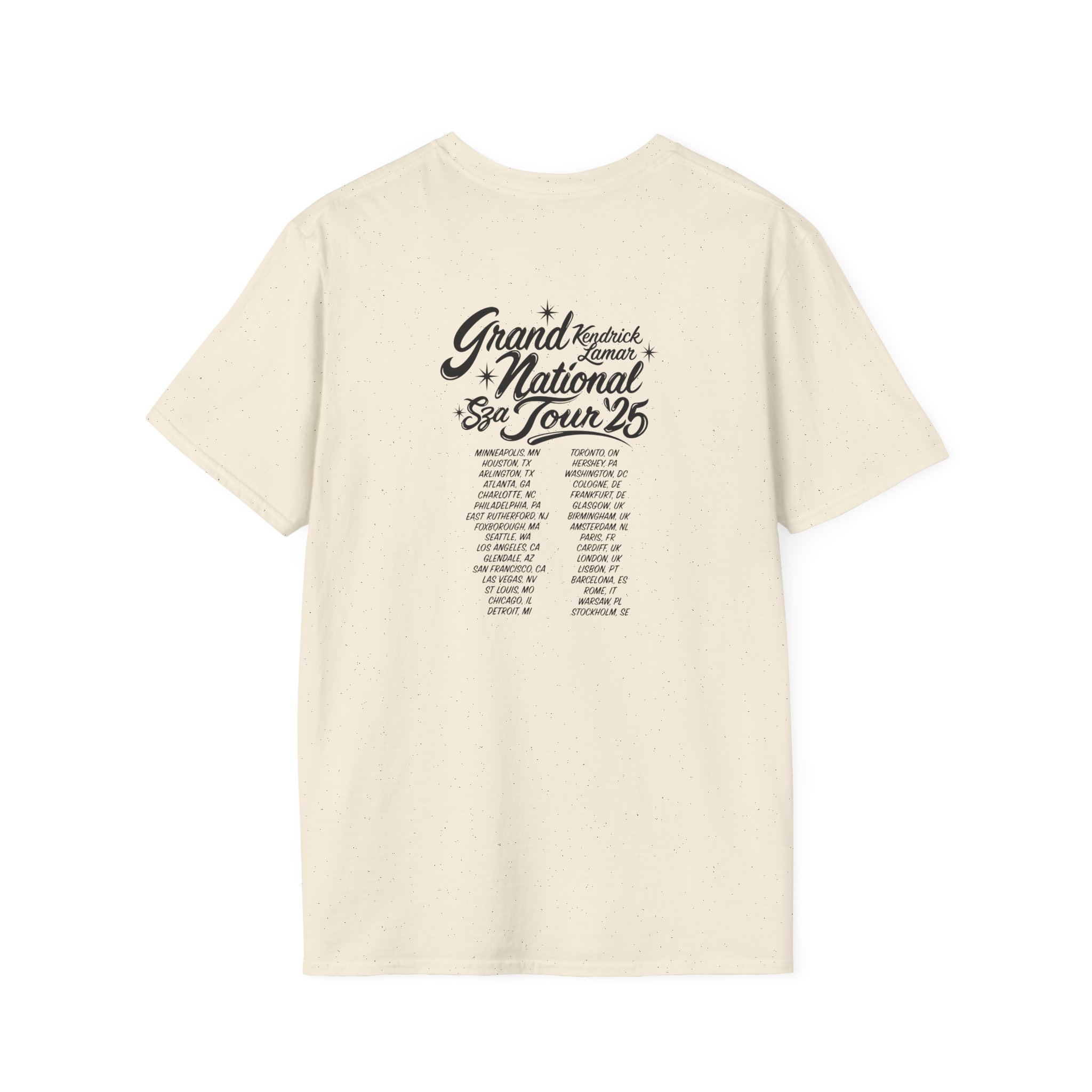 Sza Sos if This World Were Mine Grand National Tou Unisex Softstyle T-Shirt - Image 12
