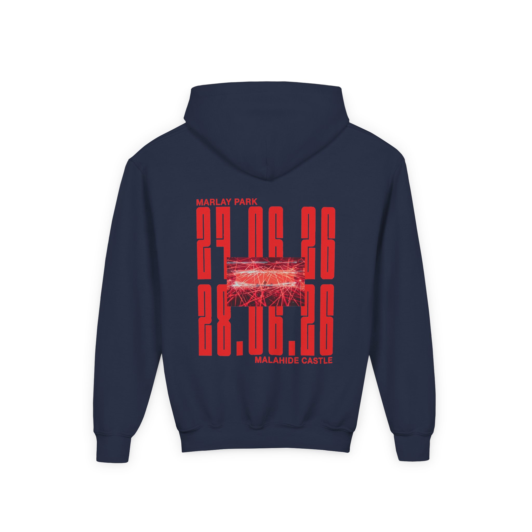 Youth Calvin Harris Malahide Castle Tour Heavy Blend Hooded Sweatshirt - Image 10