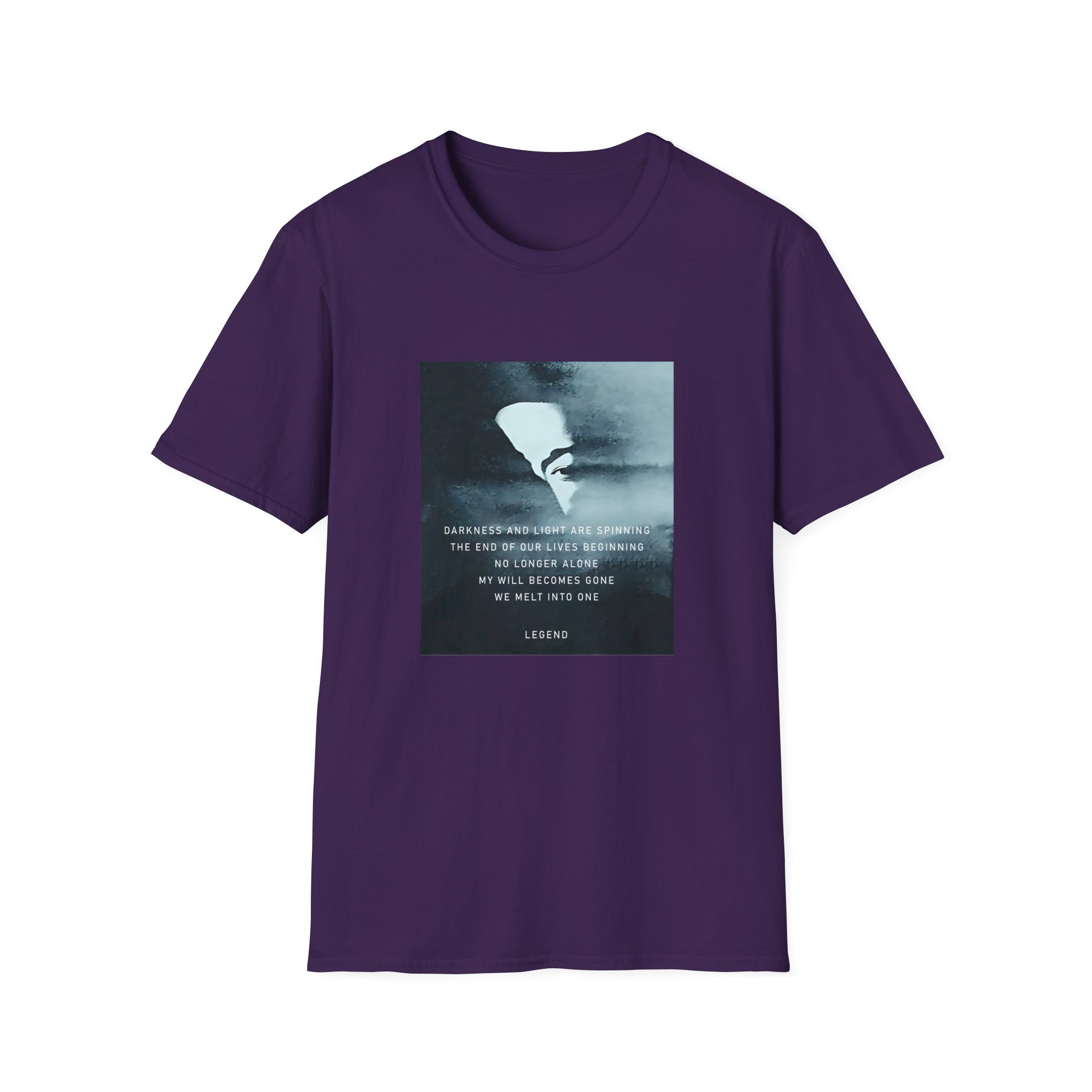 John Legend Darkness Lyrics Unisex Softstyle T-Shirt - Image 11