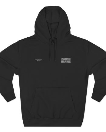 Calvin Harris Ibiza Text Three-Panel Fleece Hoodie