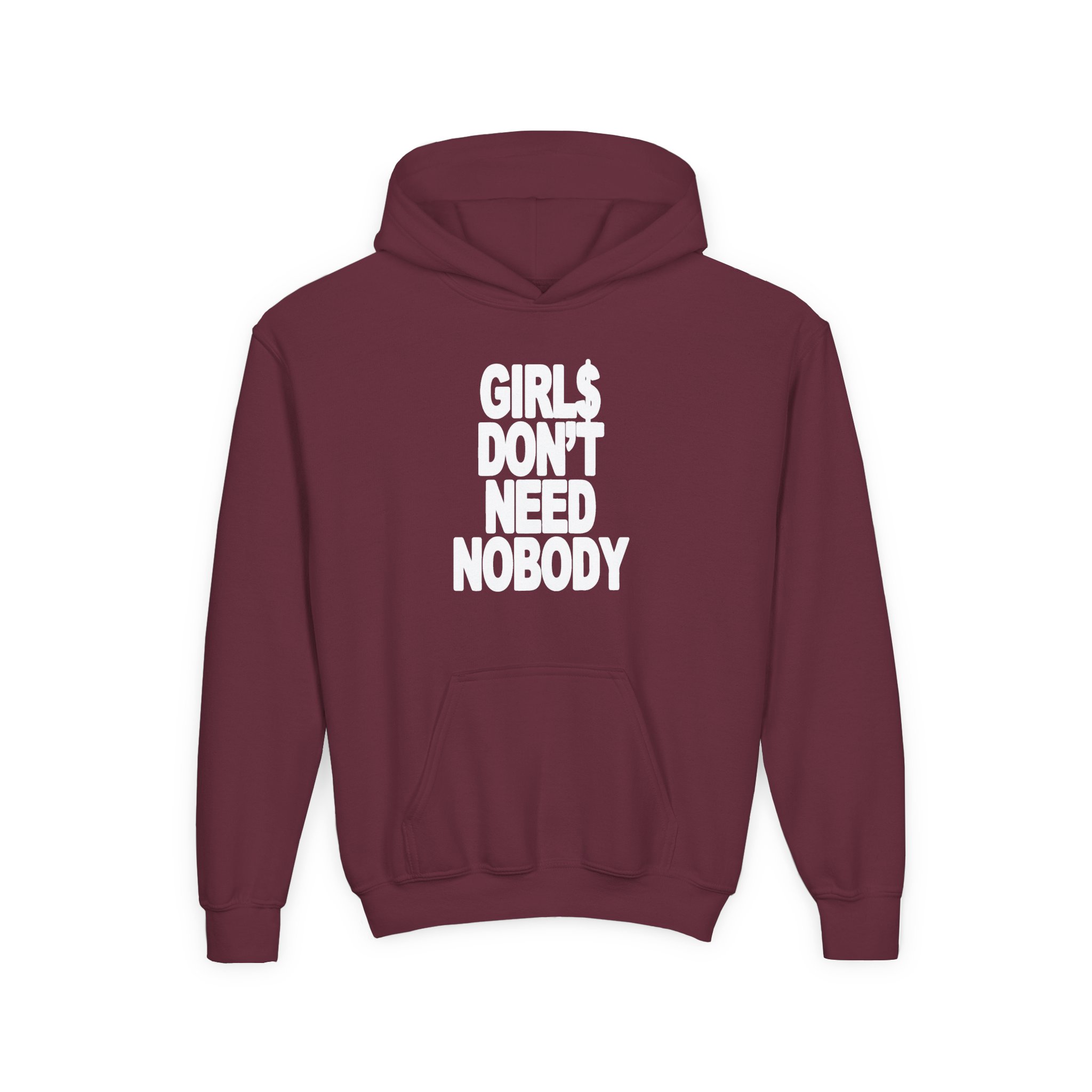 Dom Dolla Don't Need Nobody Youth Heavy Blend Hooded Sweatshirt - Image 5