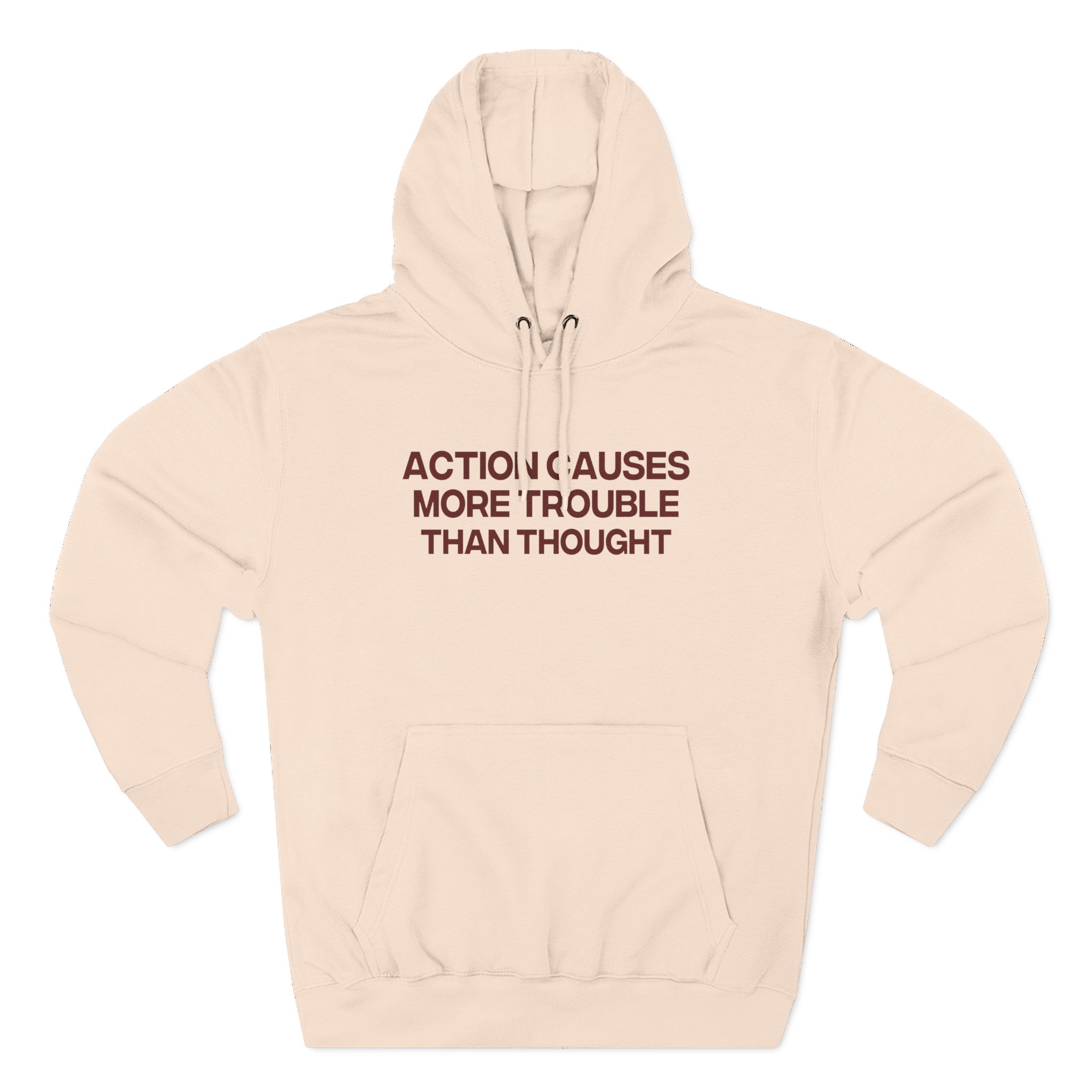 Jenny Holzer Action Causes More Trouble Than Thought Three-Panel Fleece Hoodie - Image 7