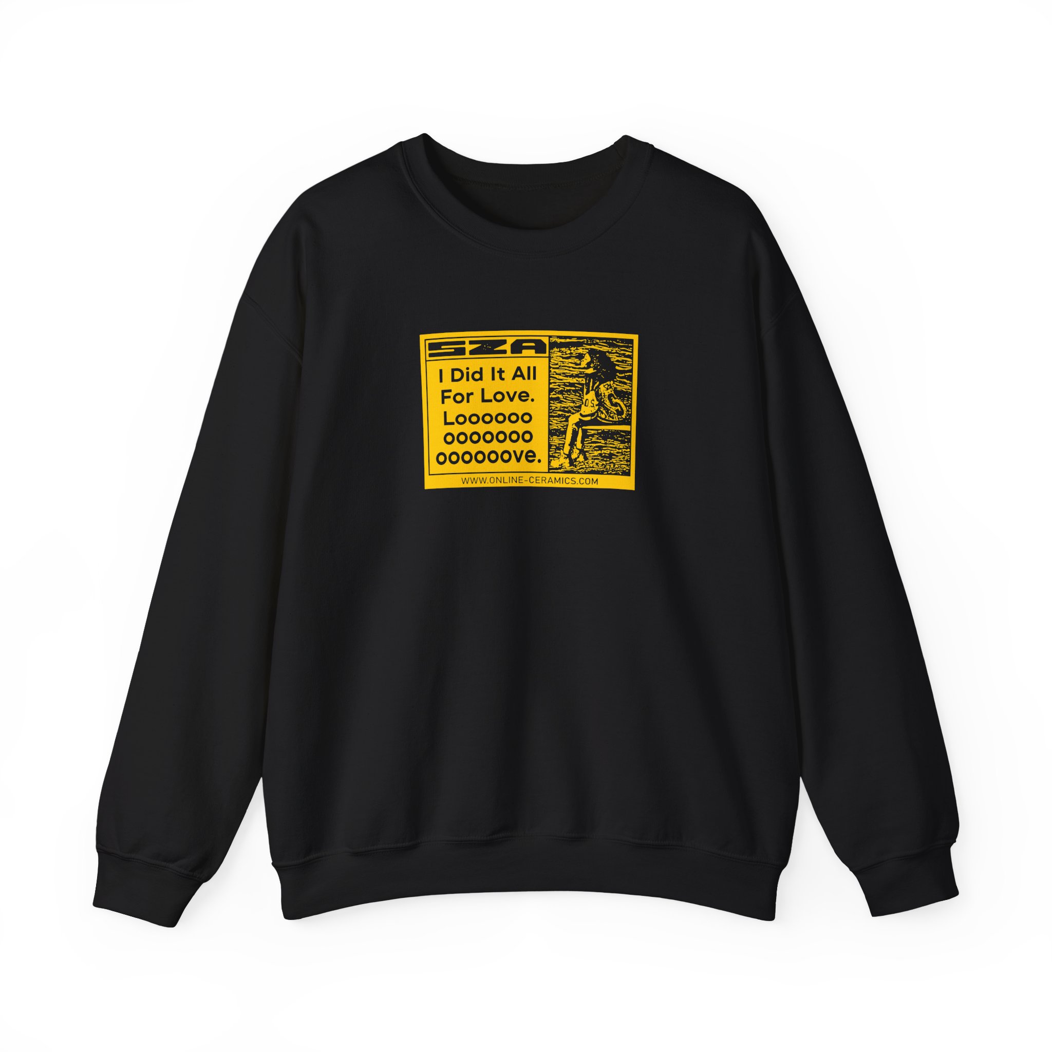 Sza Sos I Did It All for Love North America Unisex Heavy Blend™ Crewneck Sweatshirt