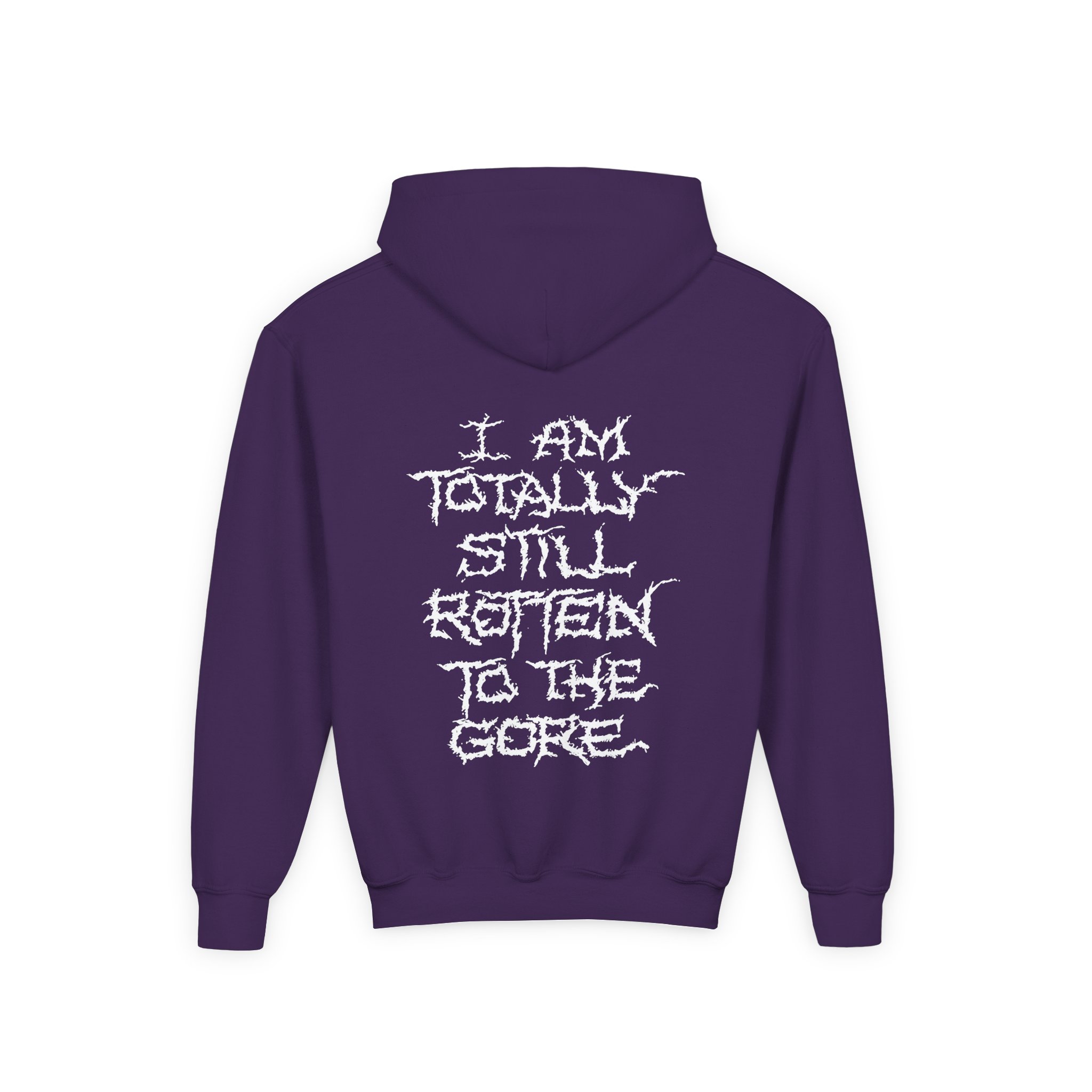 Youth Carcass Rotten to the Gore Heavy Blend Hooded Sweatshirt - Image 6