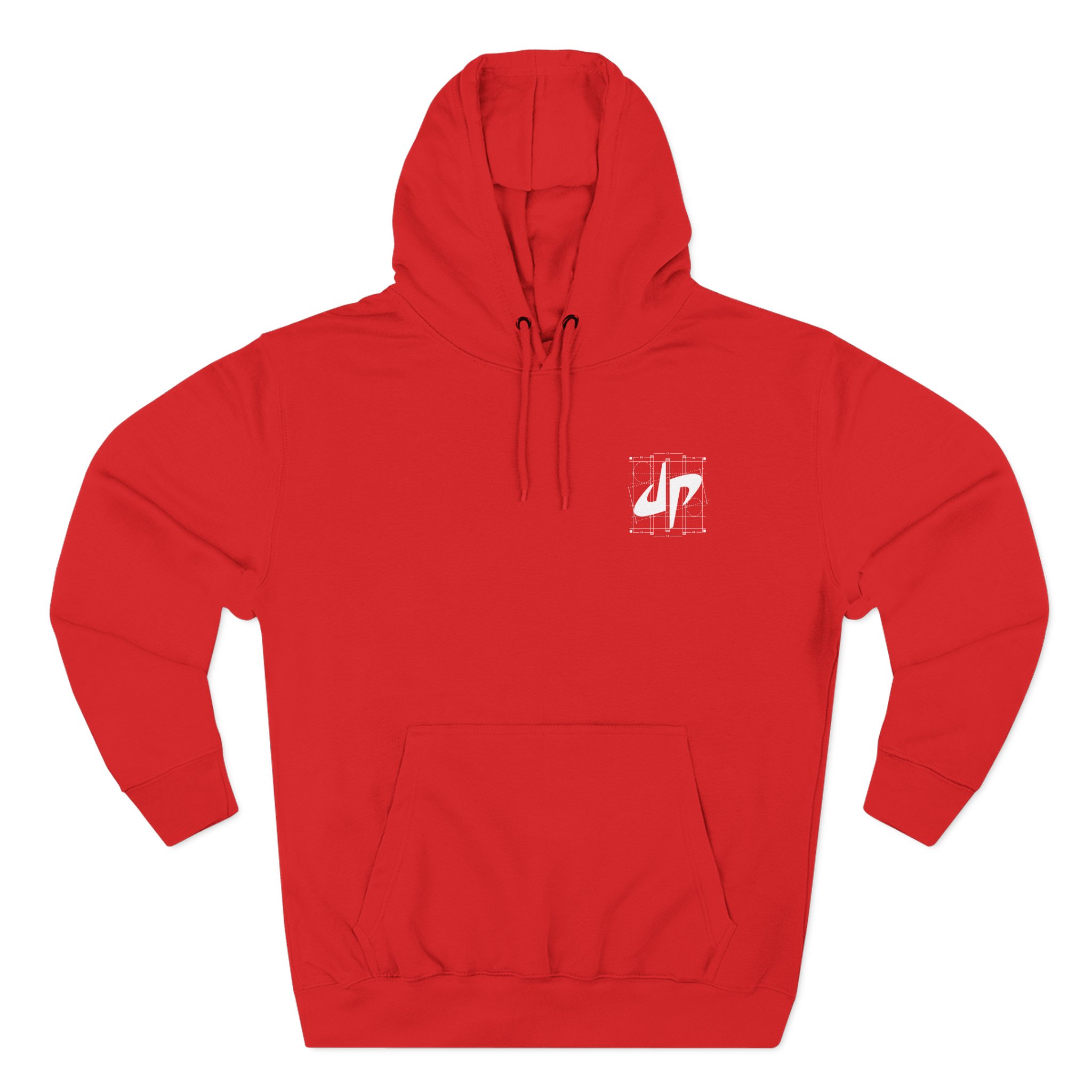 Dude Perfect Blueprint Panda Three-Panel Fleece Hoodie - Image 13