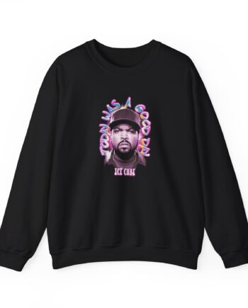 Ice Cube Airbrush Portrait Unisex Heavy Blend™ Crewneck Sweatshirt