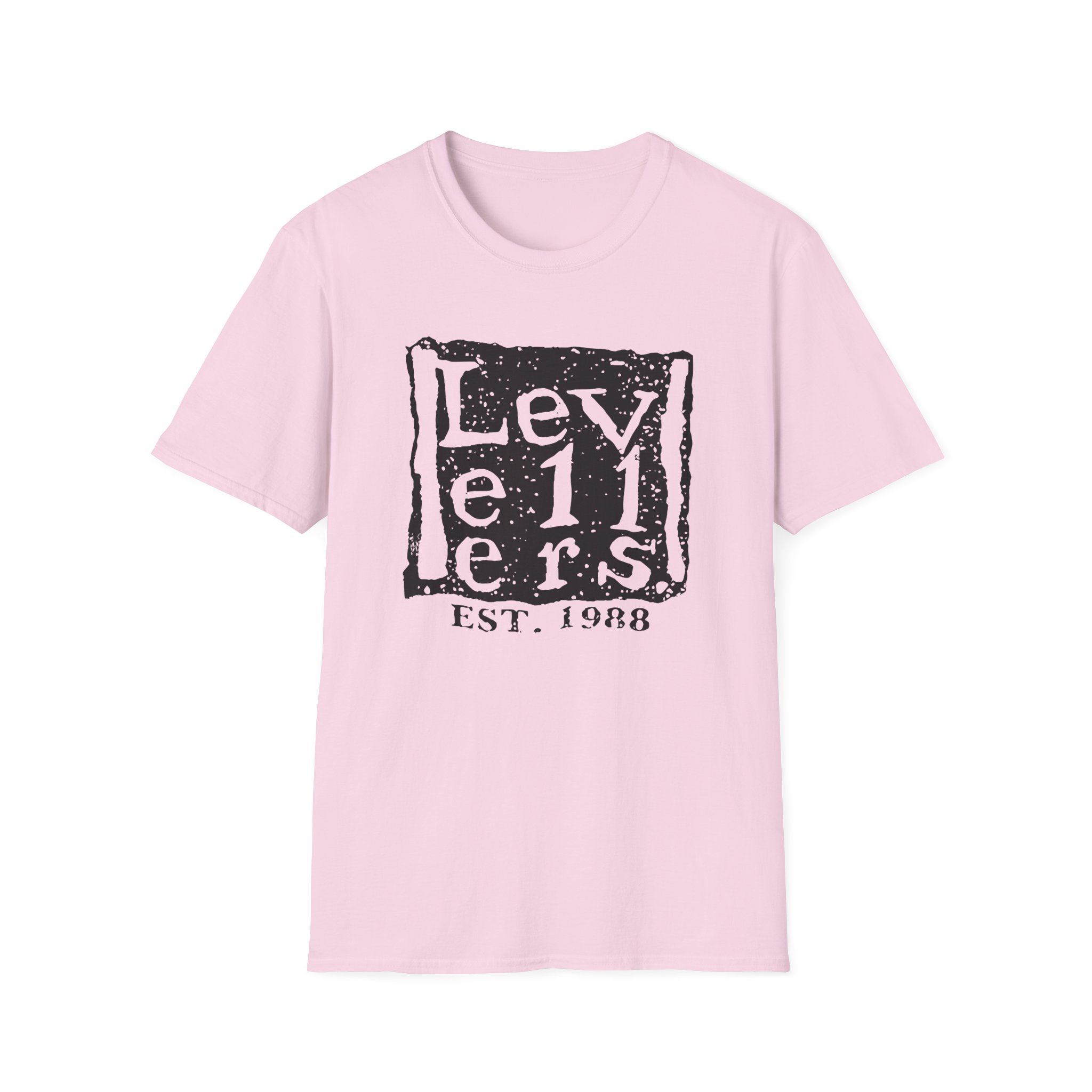 Levellers Logo Unisex Softstyle T-shirt - Image 17