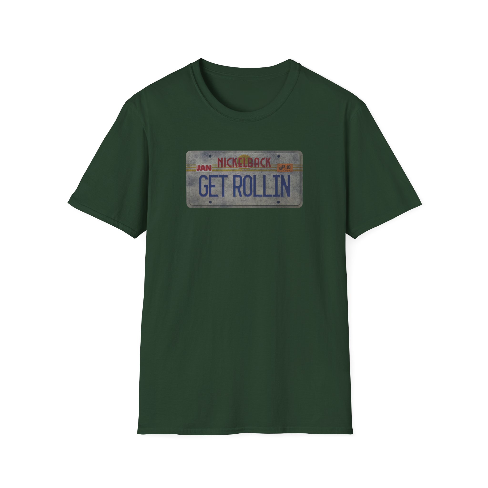 Nickelback Get Rollin Unisex Softstyle T-Shirt - Image 5