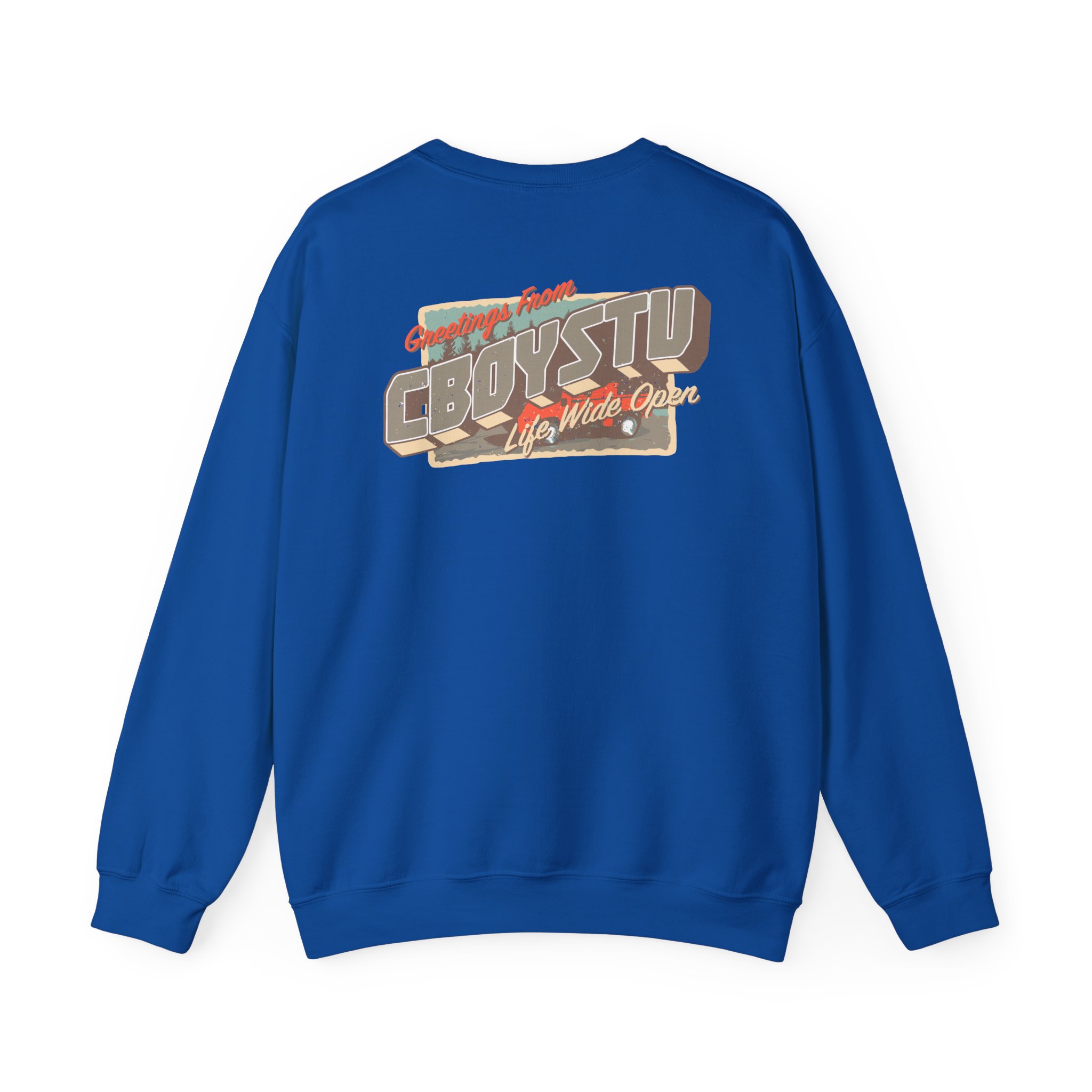 Cboystv Postcard Unisex Heavy Blend™ Crewneck Sweatshirt - Image 22