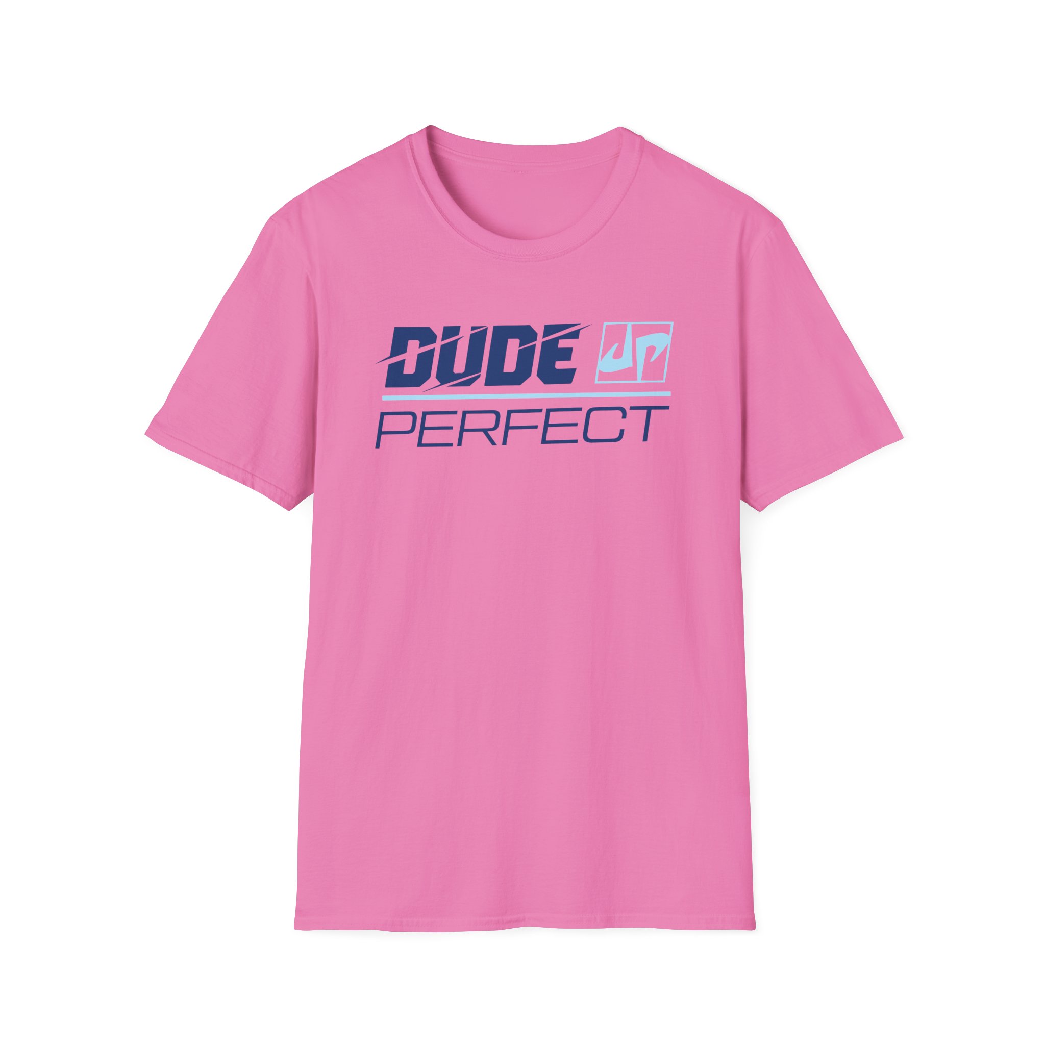 Dude Perfect Slash Wordmark Unisex Softstyle T-Shirt - Image 11