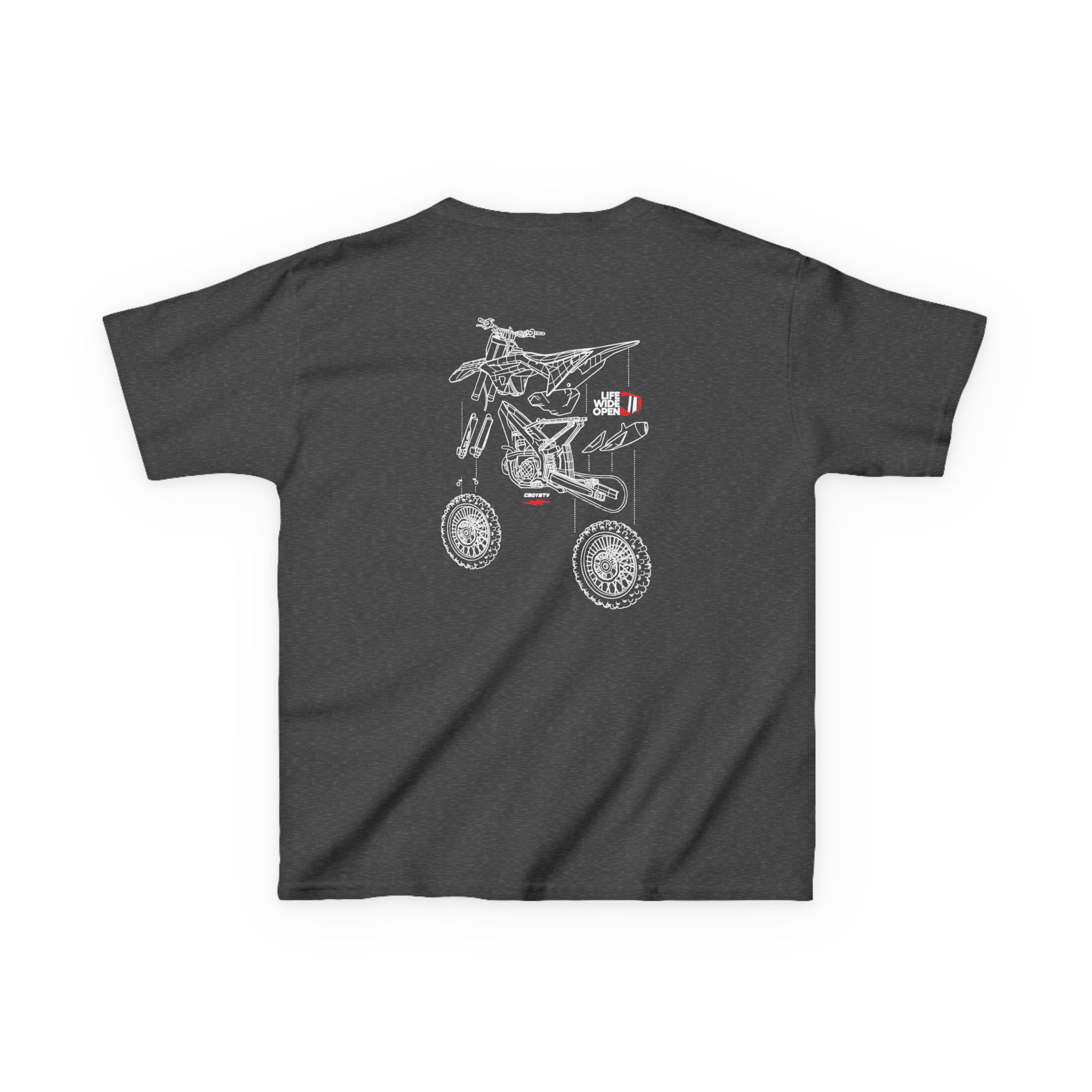Kids Cboystv Dirtbike Blowup Heavy Cotton™ Tee - Image 6