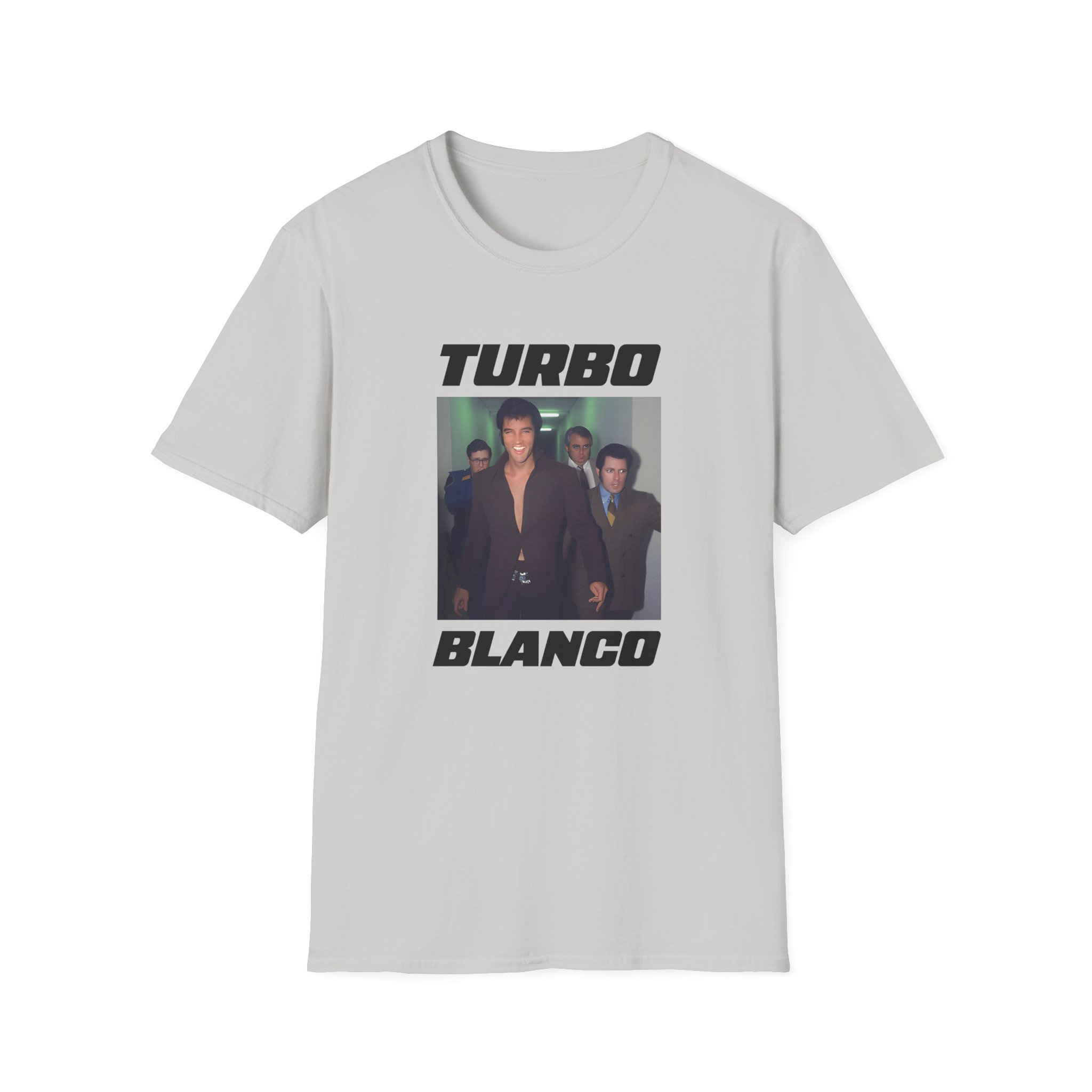 Chris Lorenzo Turbo Blanco Unisex Softstyle T-shirt - Image 5