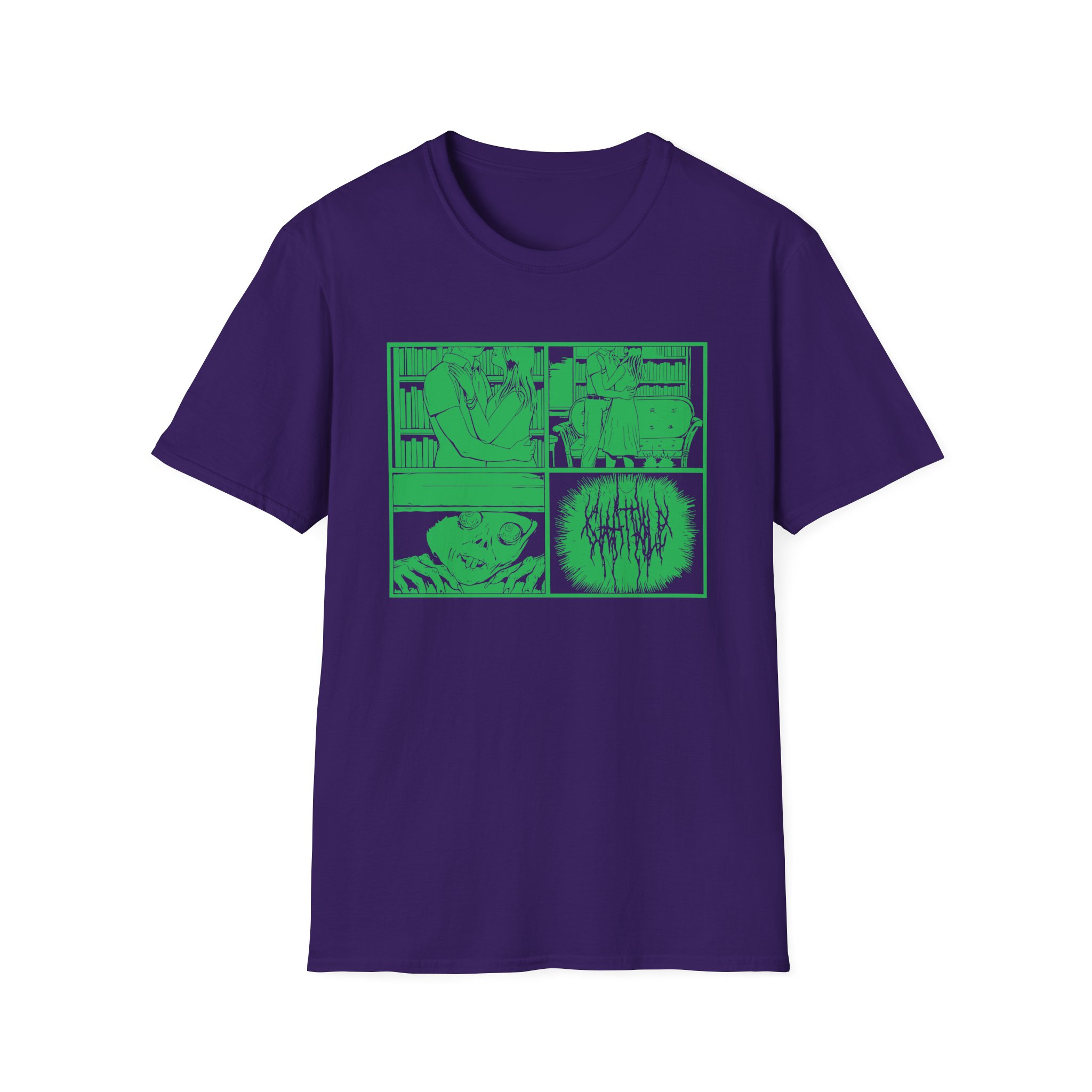 Chat Pile Green Rat Boy Unisex Softstyle T-shirt - Image 9