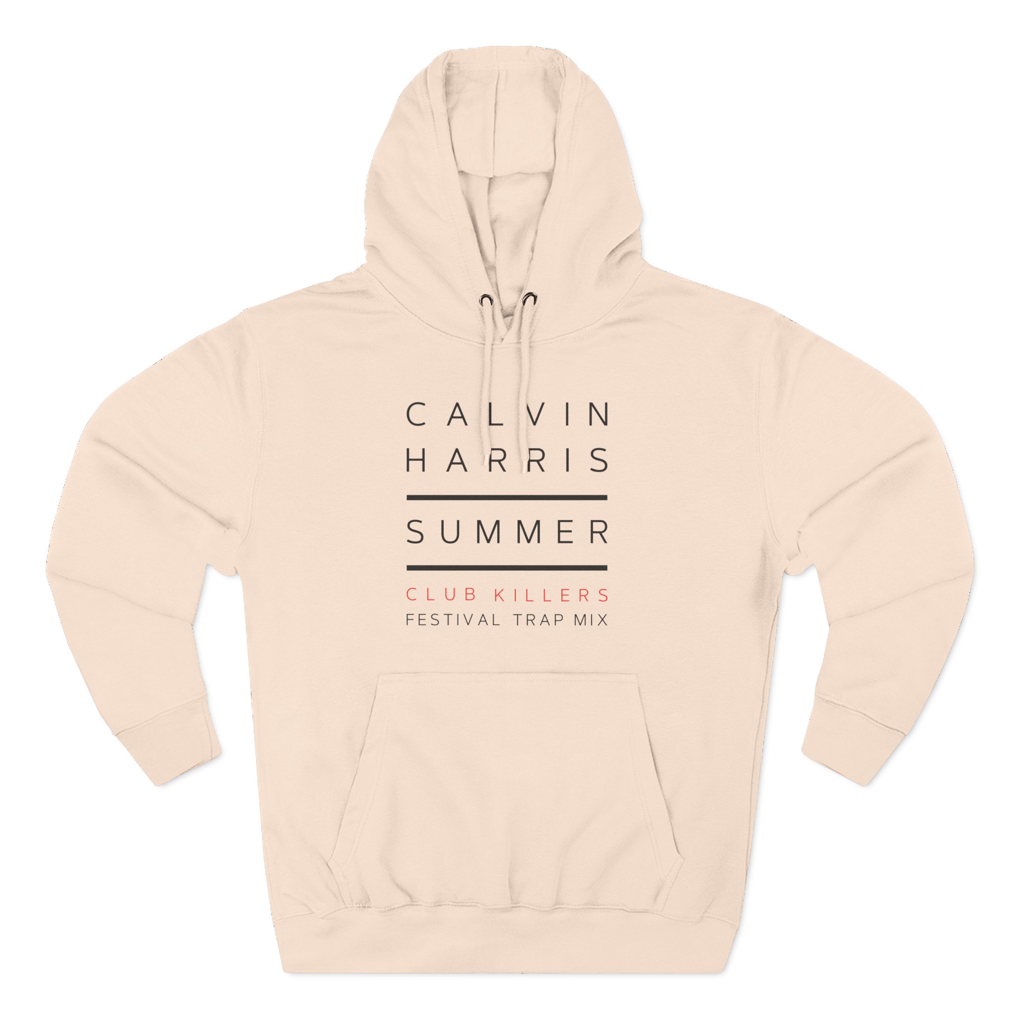 Calvin Harris Summer 4 Album Cover Three-Panel Fleece Hoodie - Image 7