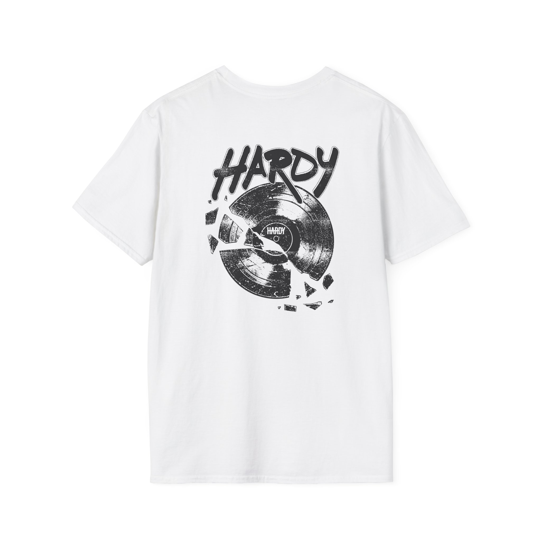 Hd Orange Record Unisex Softstyle T-Shirt - Image 4
