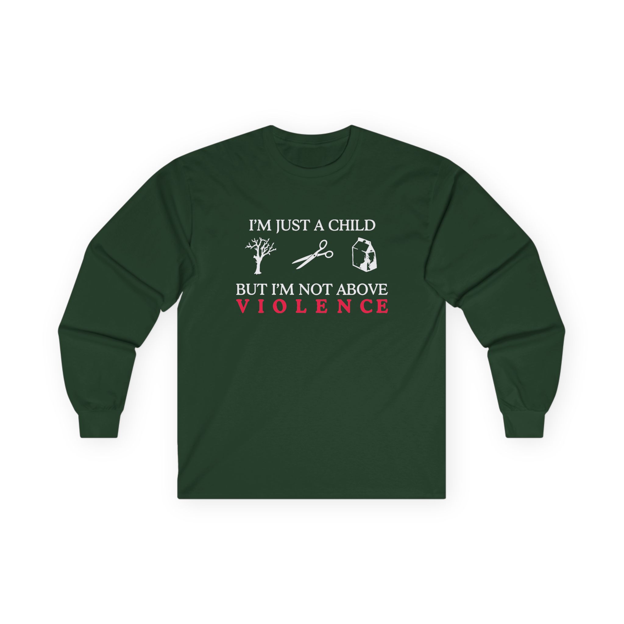 Ethel Cain Not Above Violence Unisex Ultra Cotton Long Sleeve Tee - Image 7