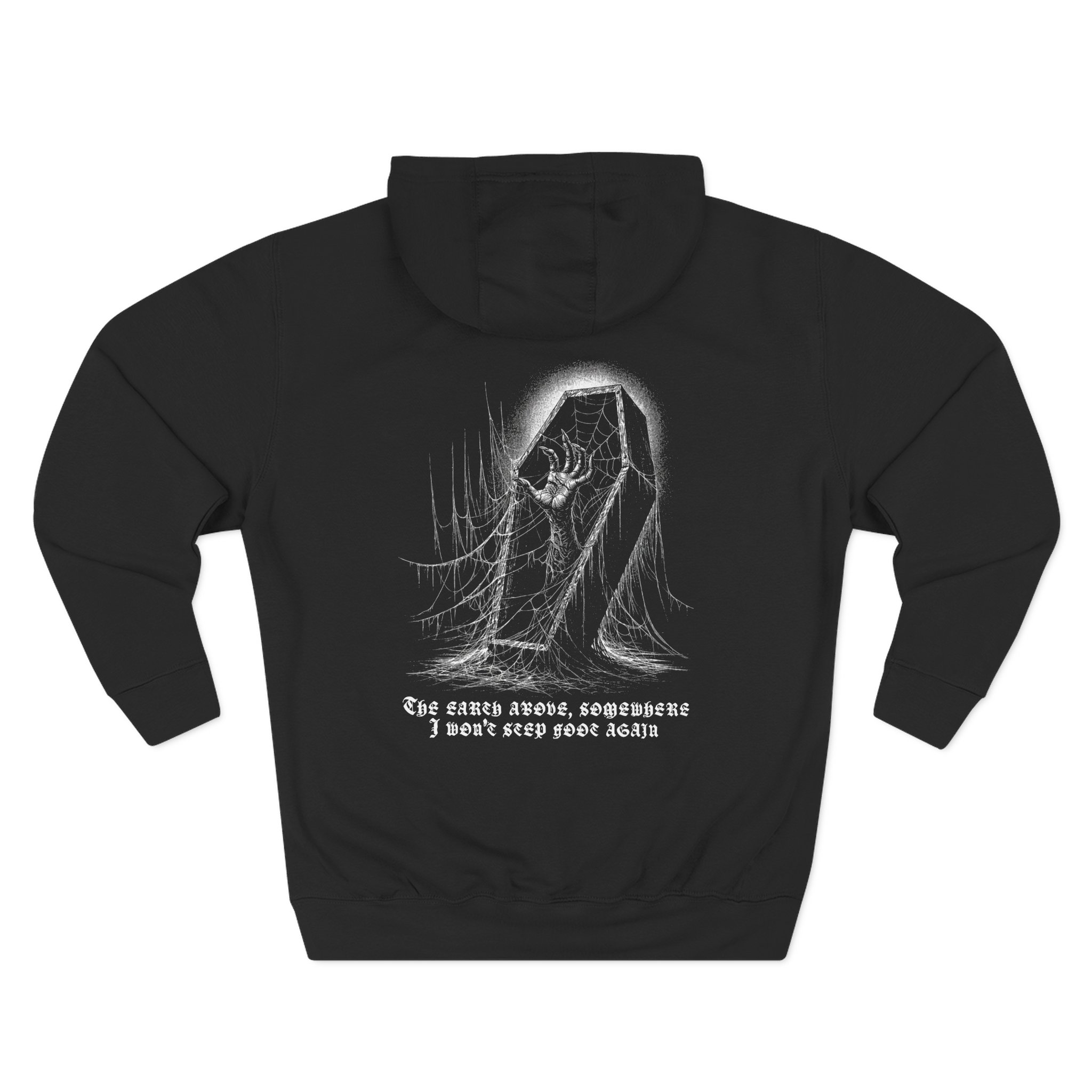 Angelmaker Coffin Three-Panel Fleece Hoodie - Image 2