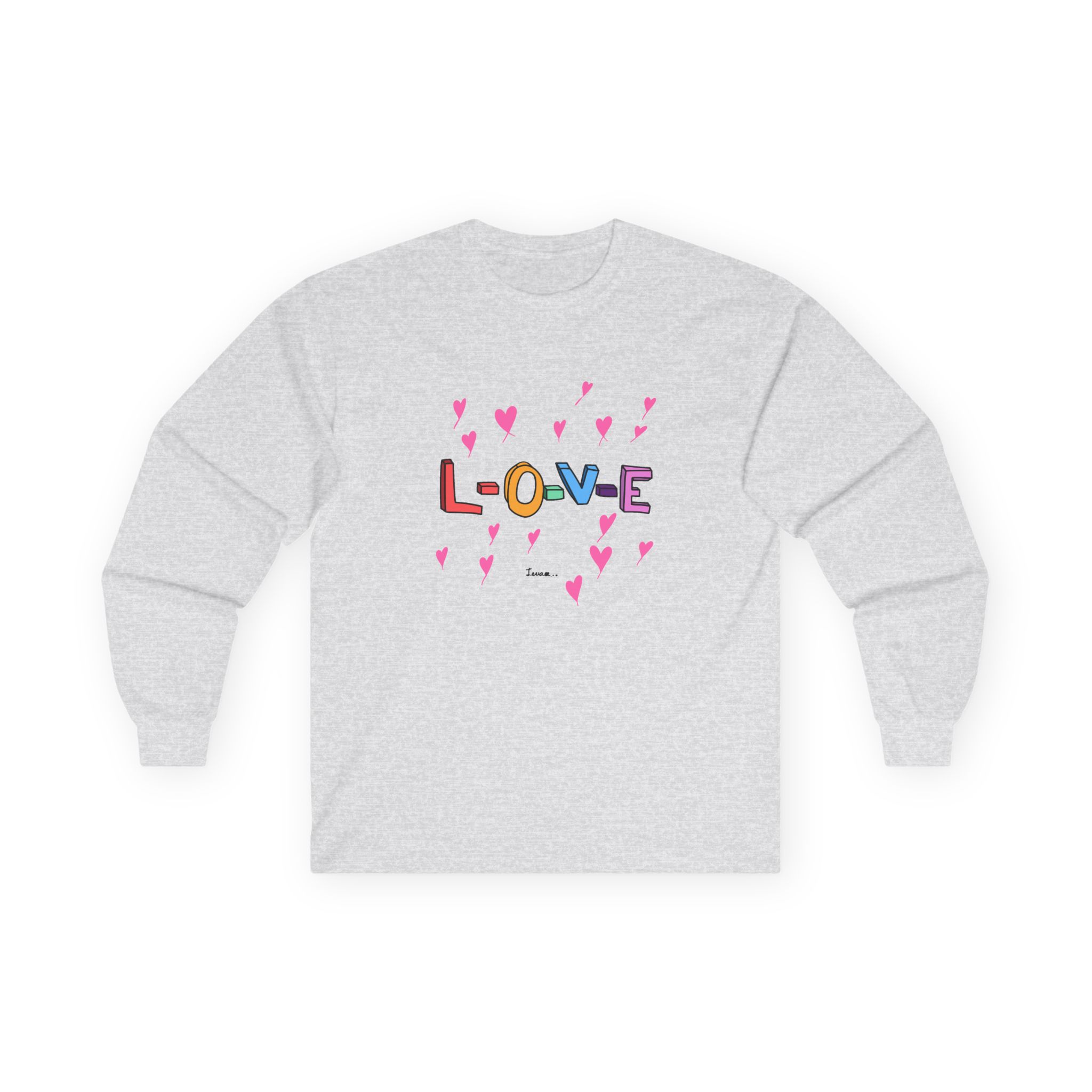 John Legend L-O-V-E Unisex Ultra Cotton Long Sleeve Tee - Image 3