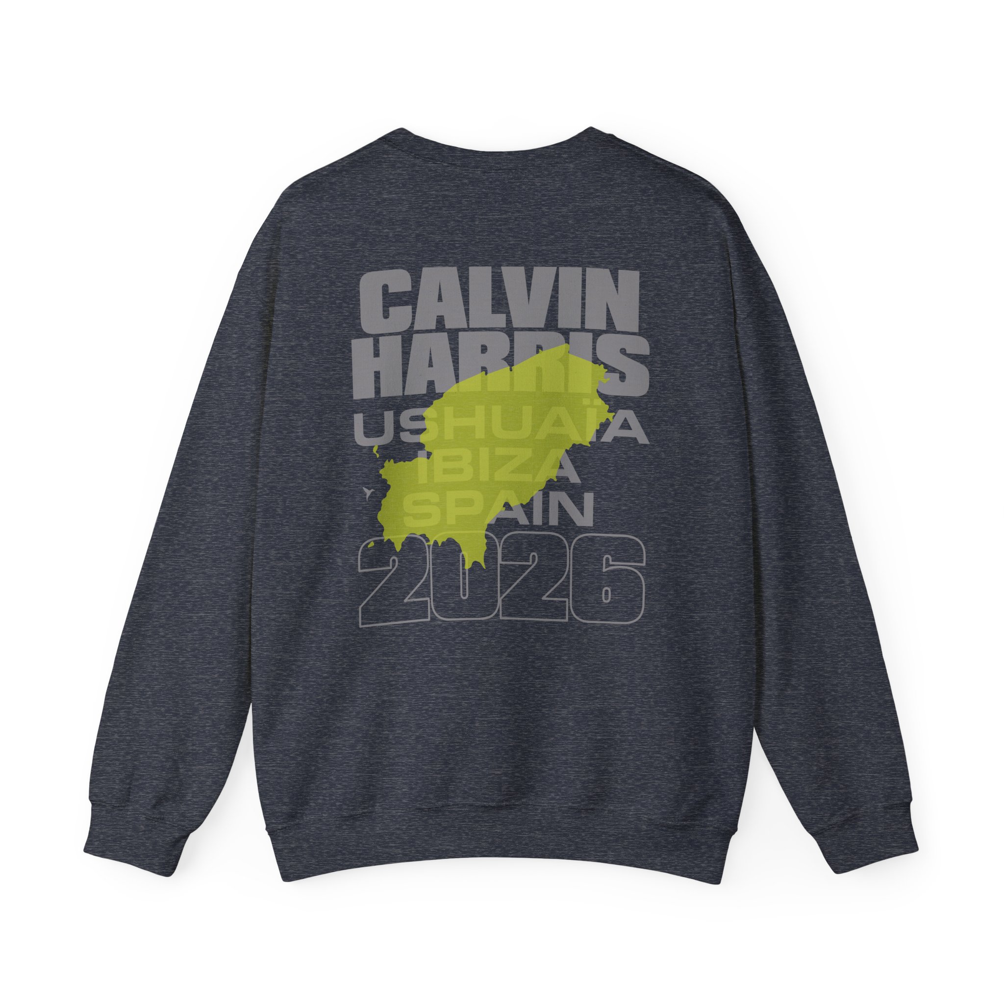 Calvin Harris Ibiza Text Unisex Heavy Blend™ Crewneck Sweatshirt - Image 8
