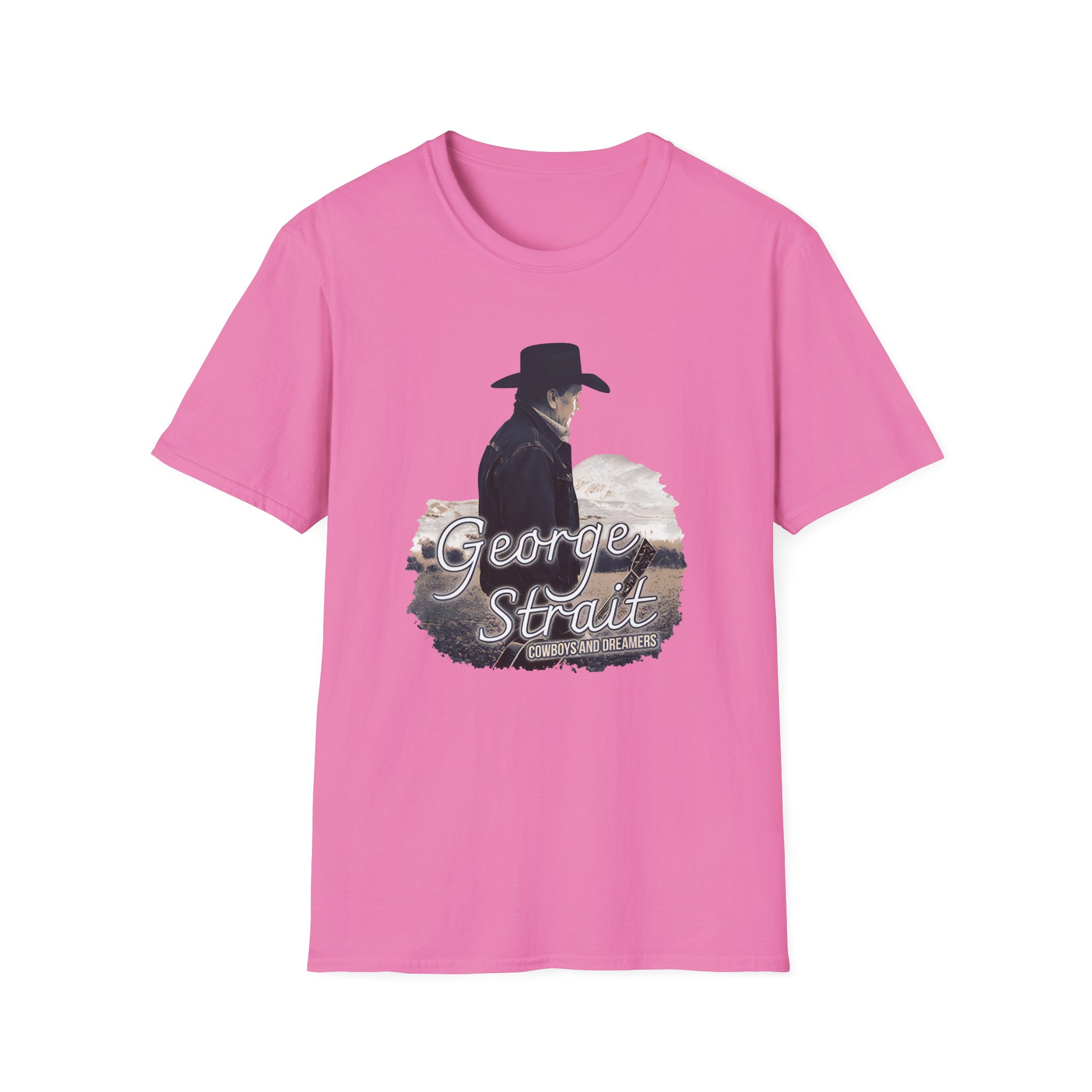 George Strait Cowboys and Dreamers Unisex Softstyle T-Shirt - Image 31