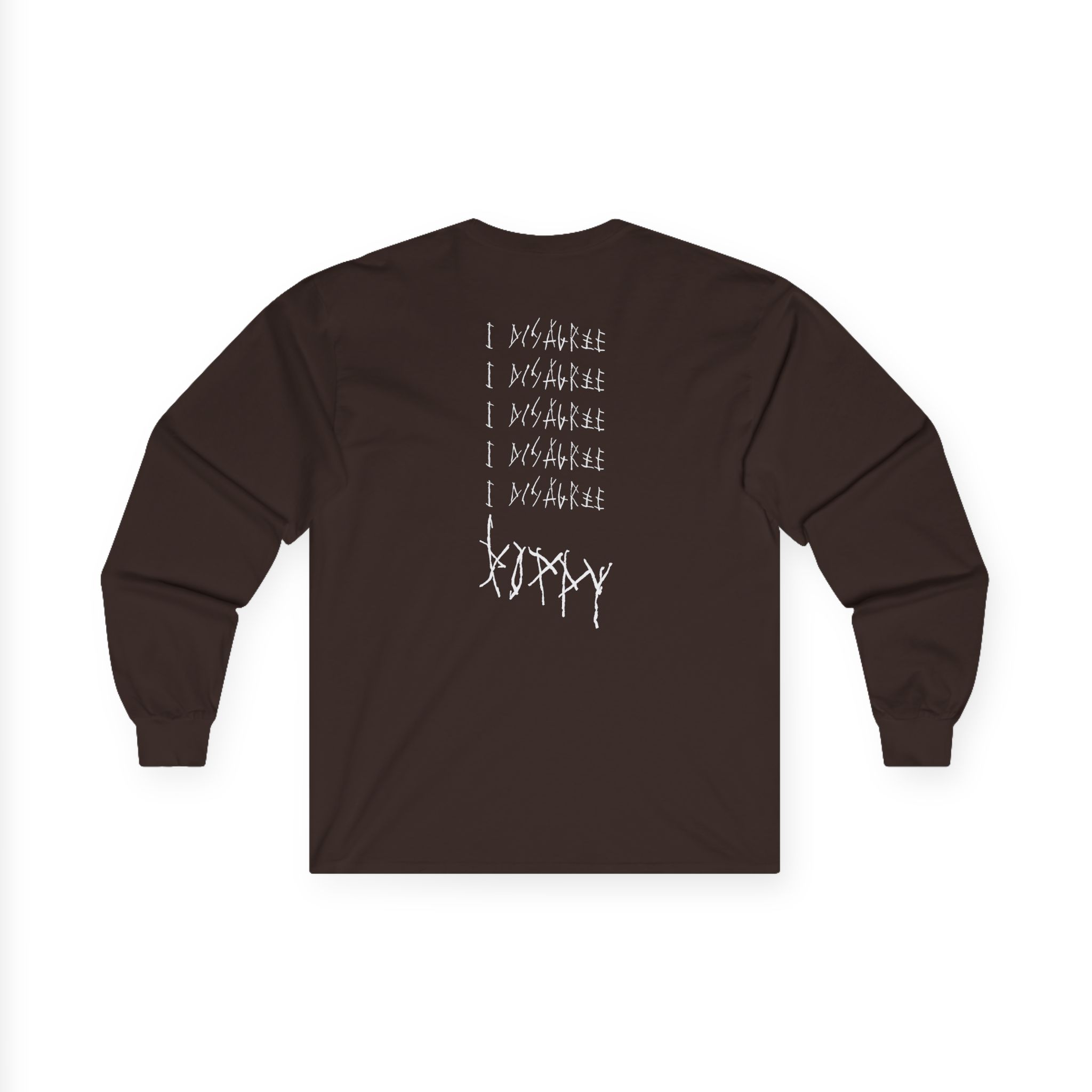 Poppy I Disagree' Album Artwork Unisex Ultra Cotton Long Sleeve Tee - Image 4
