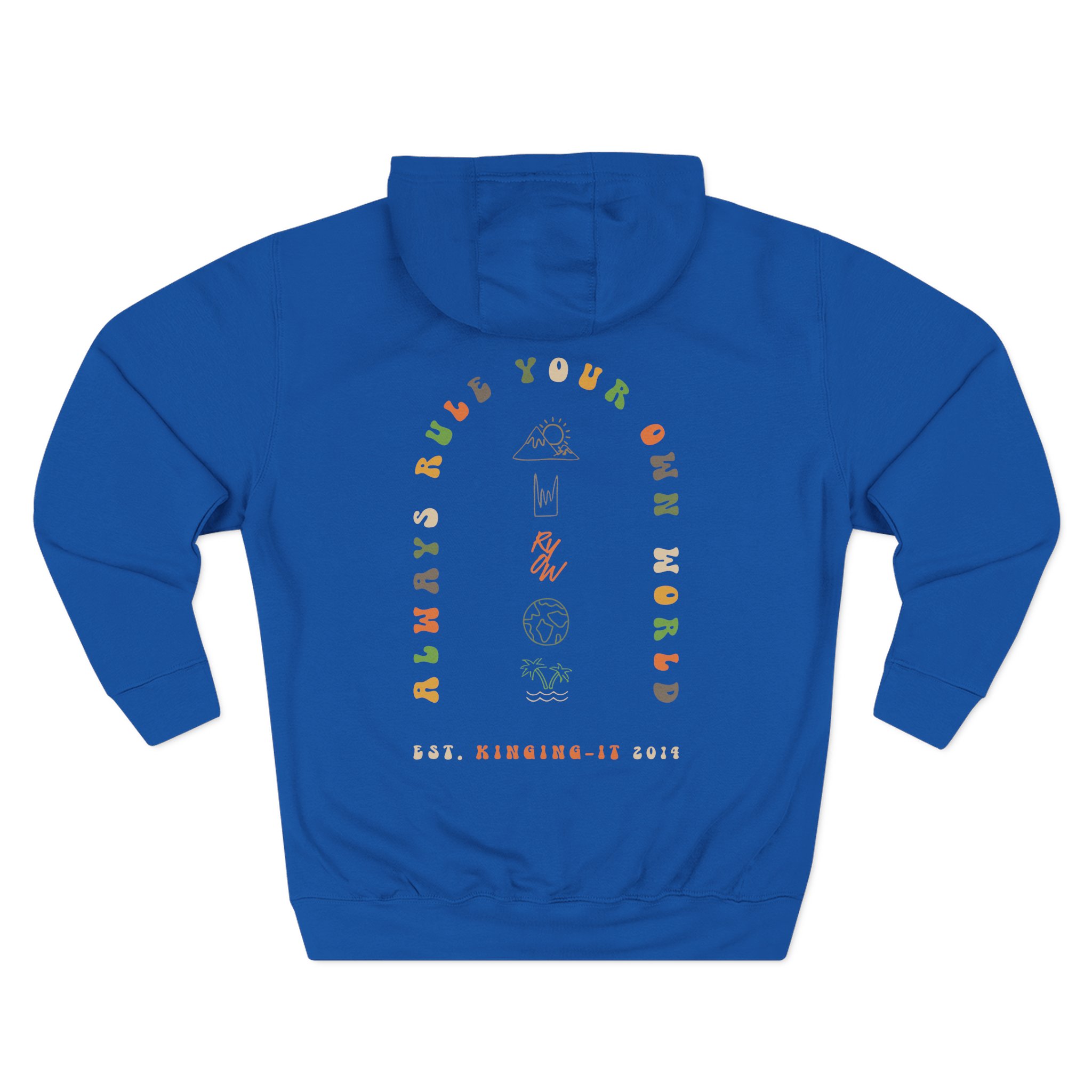 Kinging-it Three-Panel Fleece Hoodie - Image 10