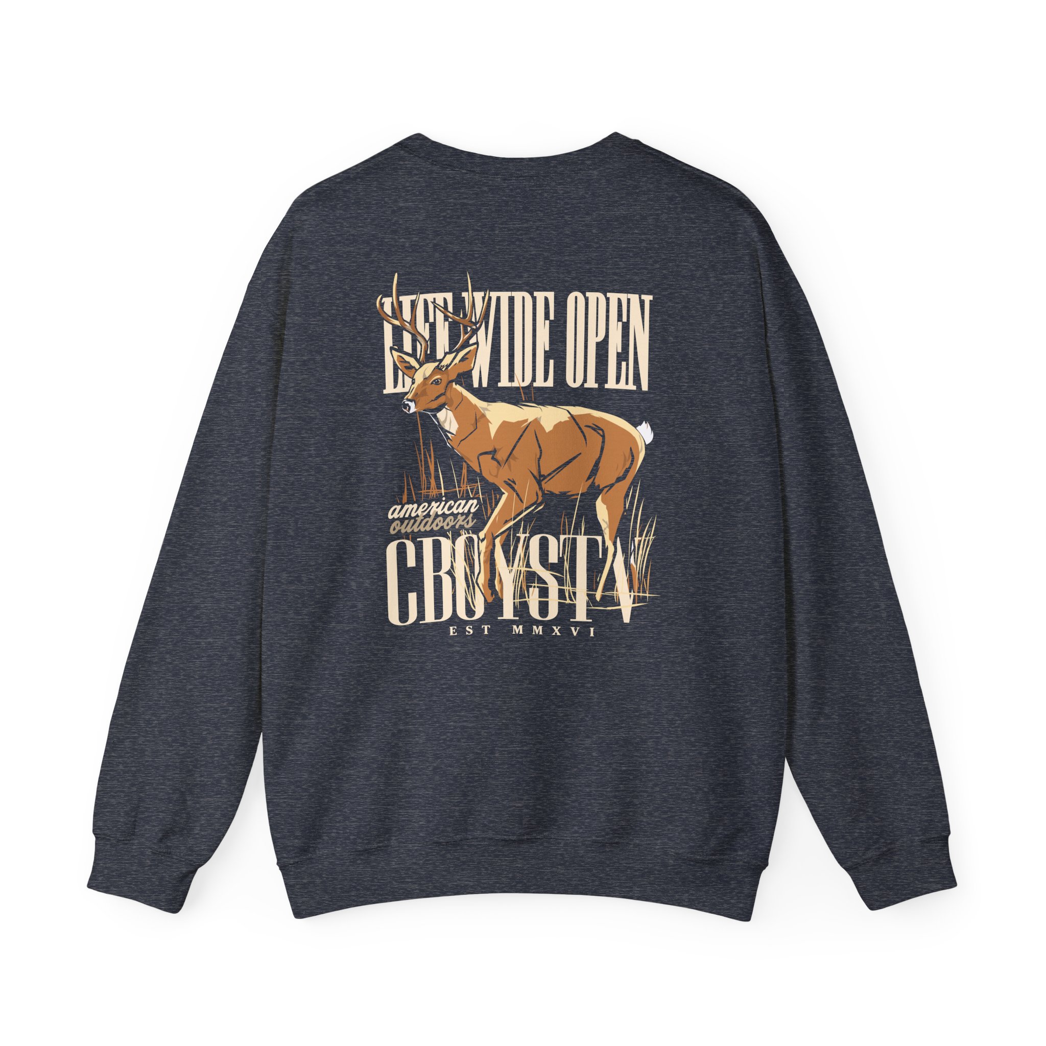 Cboystv Whitetail Unisex Heavy Blend™ Crewneck Sweatshirt - Image 6