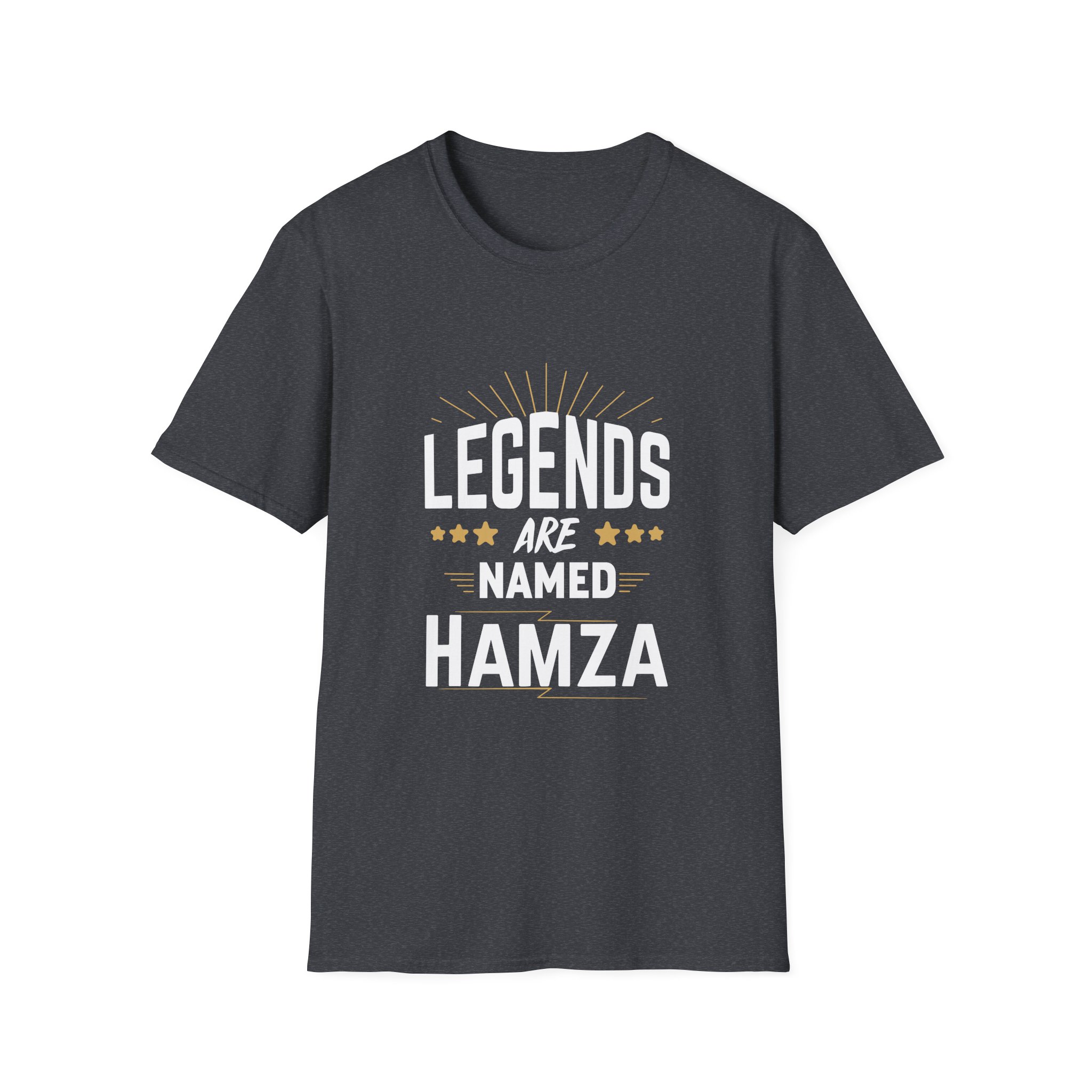 Hamza Legends Are Named Unisex Softstyle T-Shirt - Image 17