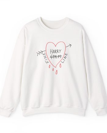 Love on Tour Camiseta Fine Line Unisex Heavy Blend™ Crewneck Sweatshirt