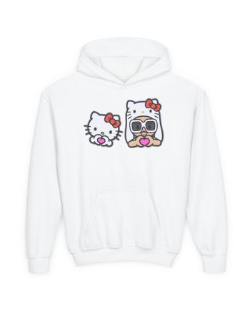 Bruno Mars X Hello Kitty Youth Heavy Blend Hooded Sweatshirt