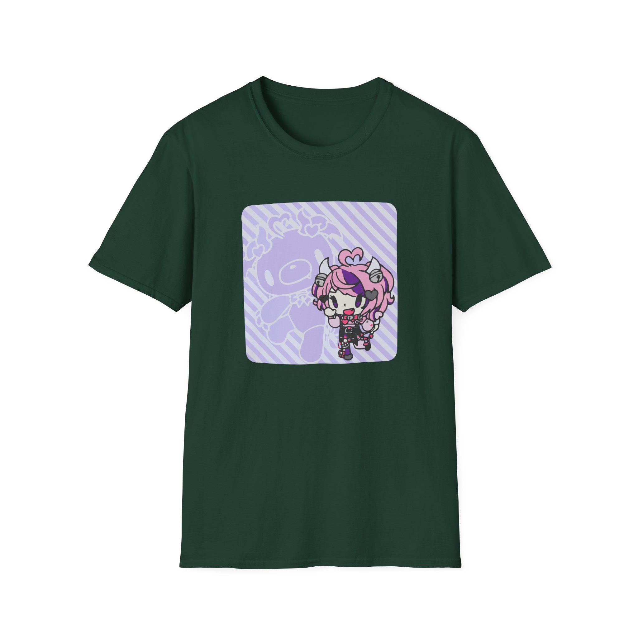 Ironmouse X Gloomy Bear Unisex Softstyle T-Shirt - Image 9