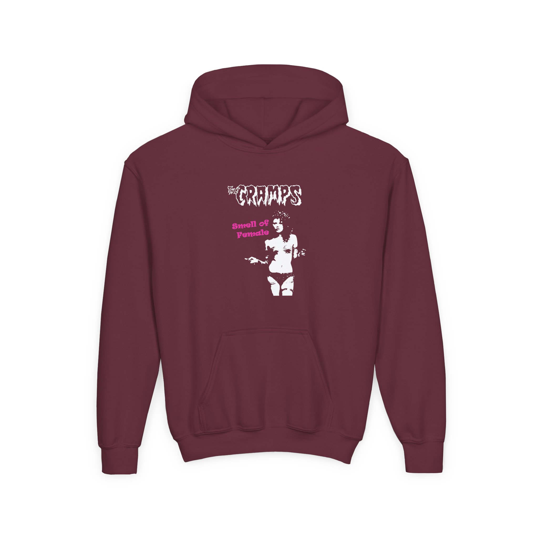 The Cramps Smell of Female Youth Heavy Blend Hooded Sweatshirt - Image 3