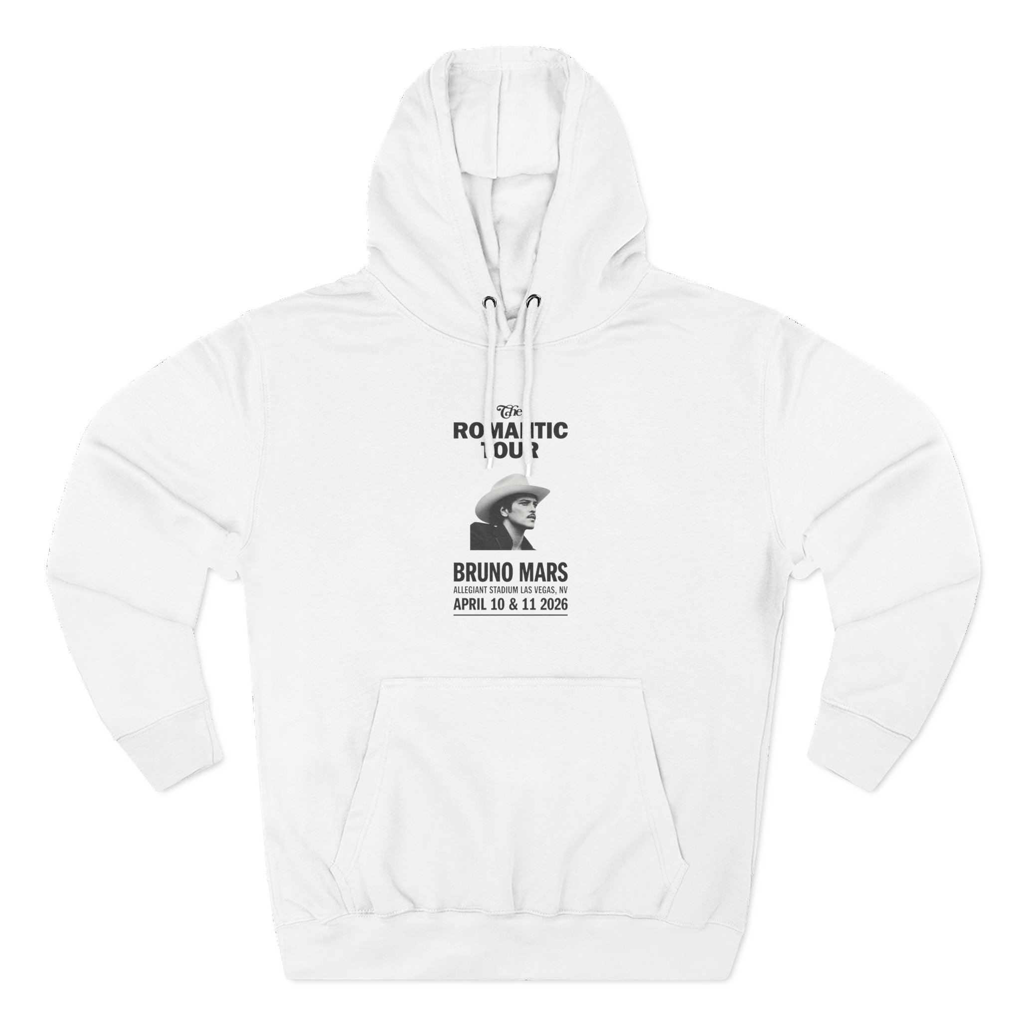 Bruno Mars Las Vegas the Romantic Three-Panel Fleece Hoodie