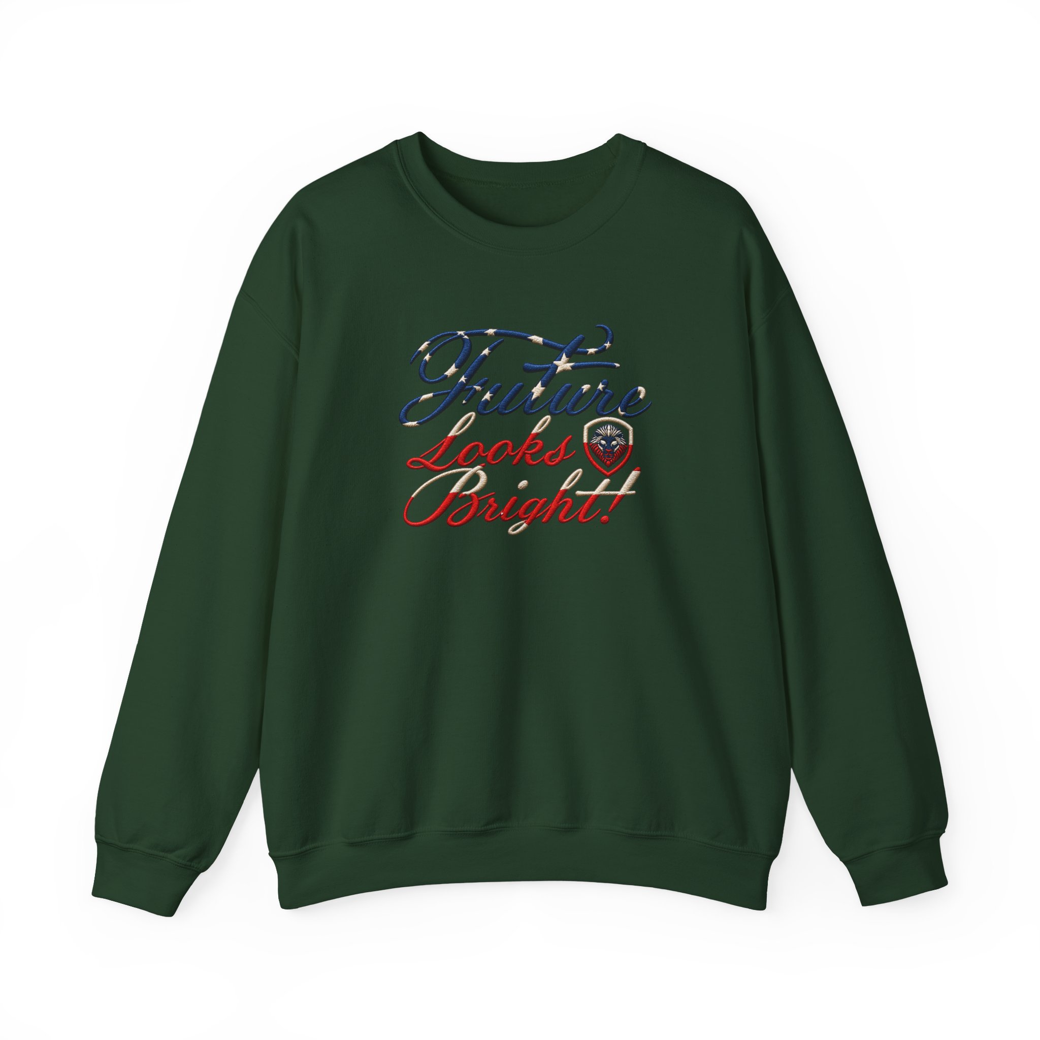 Valuetainment Flb Flag Script Unisex Heavy Blend™ Crewneck Sweatshirt - Image 5