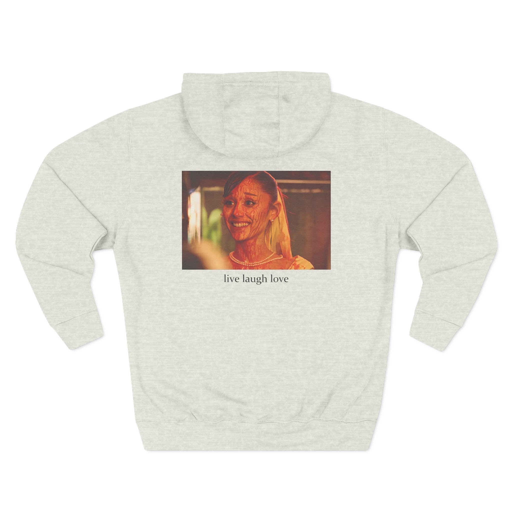 AG petal live laugh love Three-Panel Fleece Hoodie - Image 10