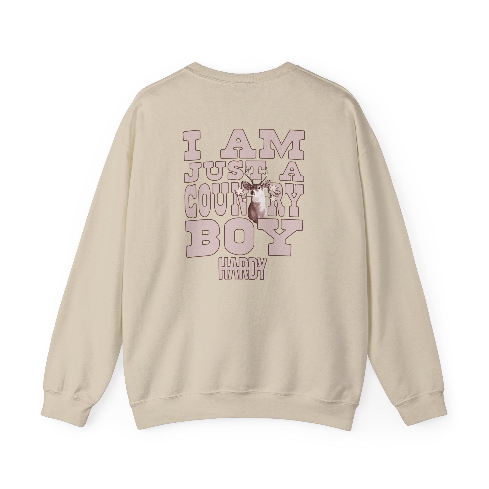 Hd I Am Just a Country Boy Crewneck Unisex Heavy Blend™ Crewneck Sweatshirt - Image 6