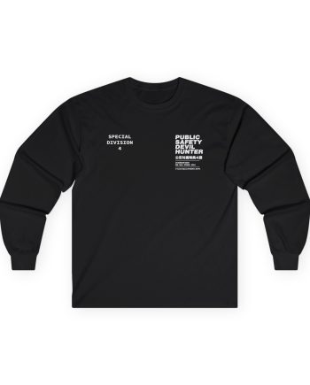 Chainsaw Man X Dim Mak Public Safety Unisex Ultra Cotton Long Sleeve Tee