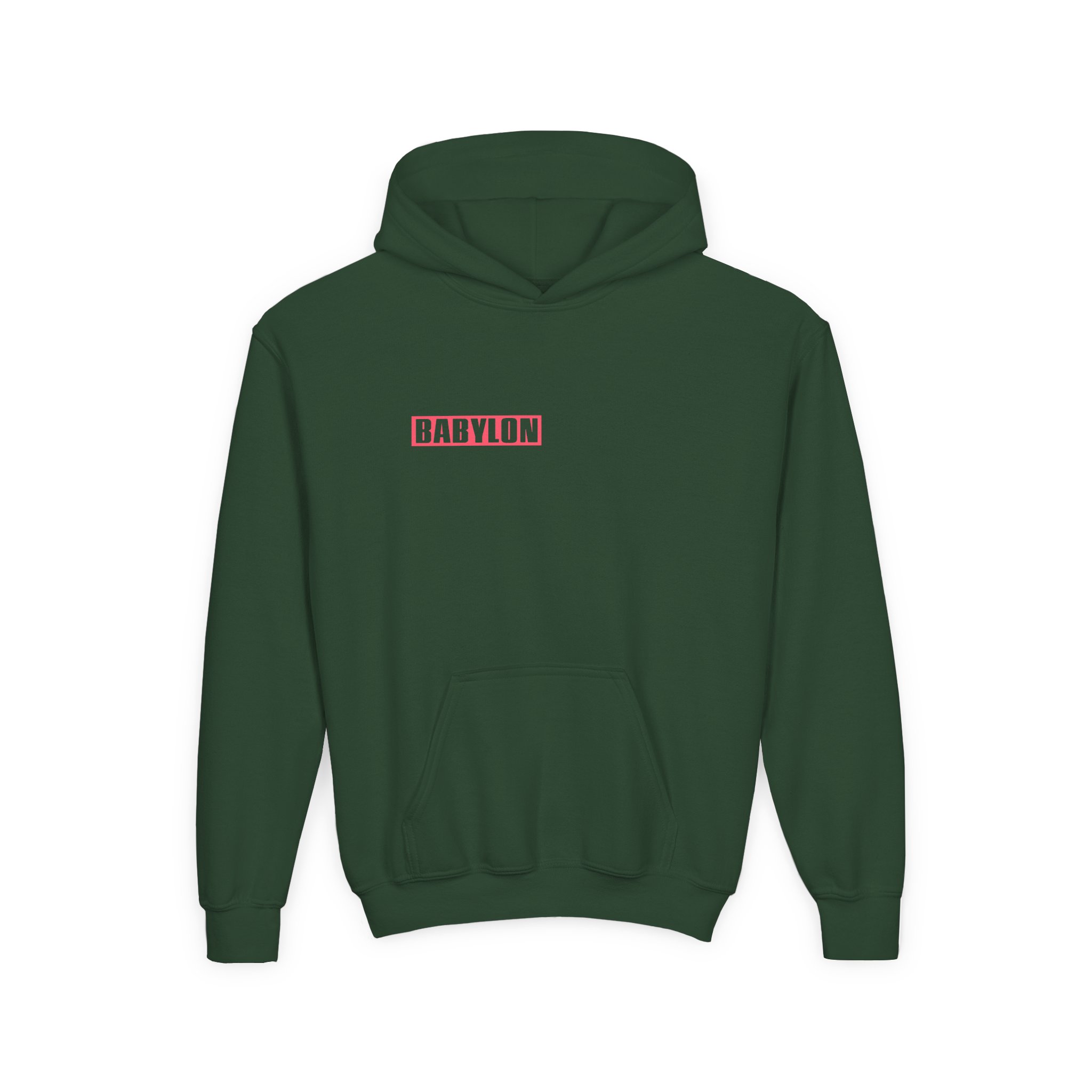 Babylon Born Dead Youth Heavy Blend Hooded Sweatshirt - Image 3